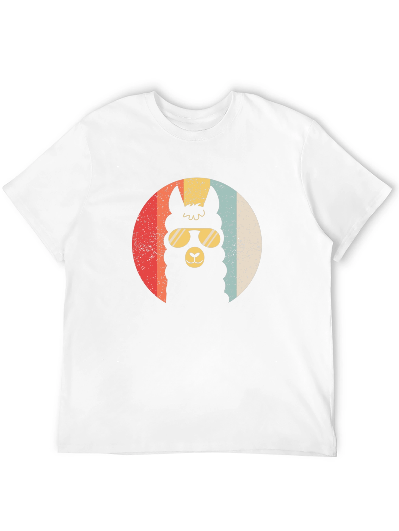 Retro Llama T-Shirt - Cool Alpaca in Sunglasses