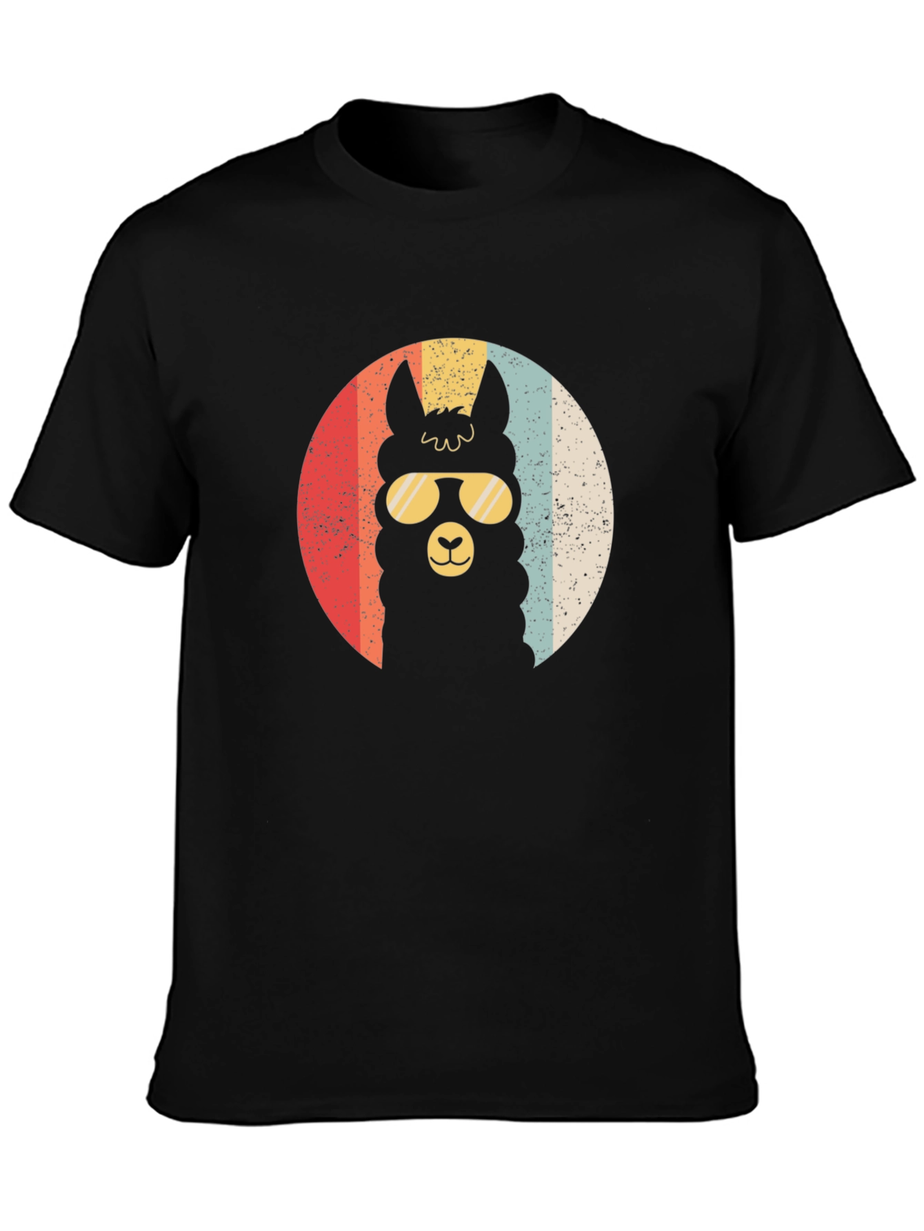 Retro Llama T-Shirt - Cool Alpaca in Sunglasses