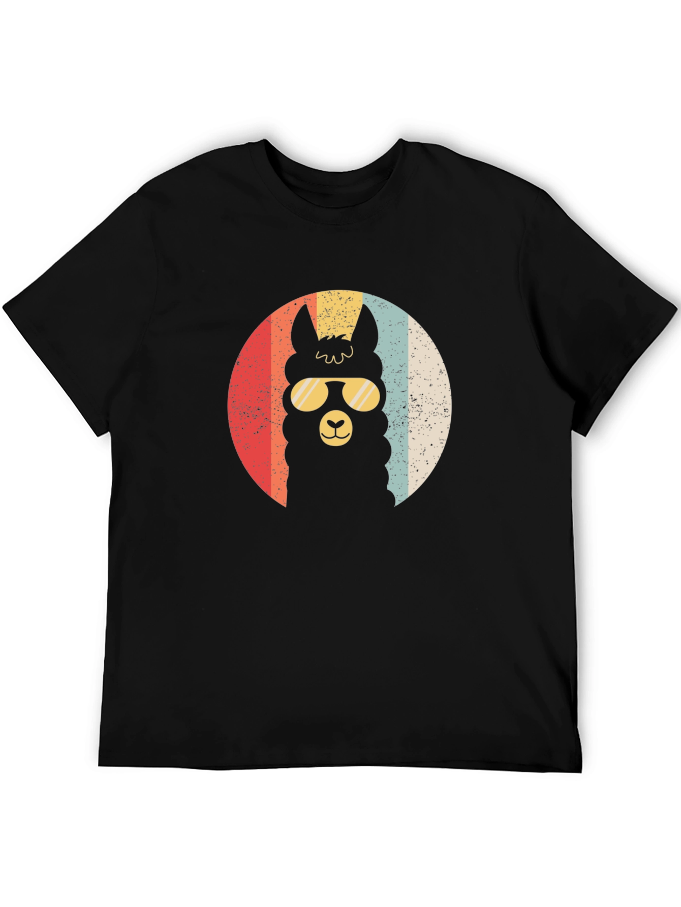 Retro Llama T-Shirt - Cool Alpaca in Sunglasses