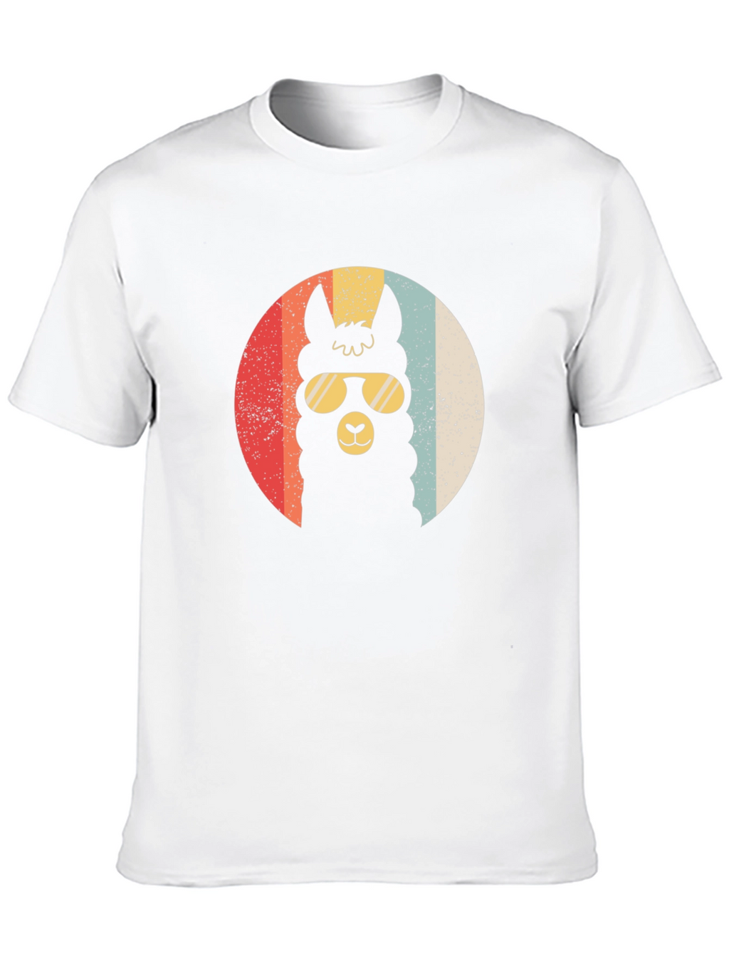 Retro Llama T-Shirt - Cool Alpaca in Sunglasses