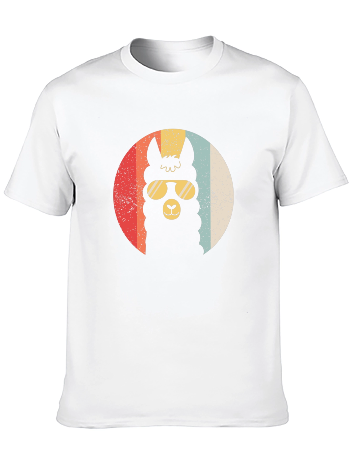 Retro Llama T-Shirt - Cool Alpaca in Sunglasses