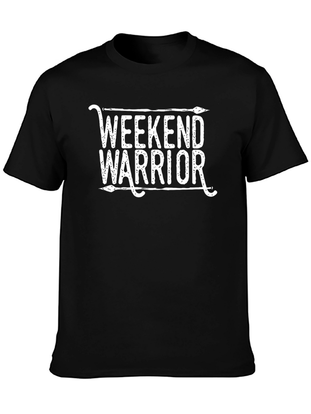 Weekend Warrior Black Graphic Tee