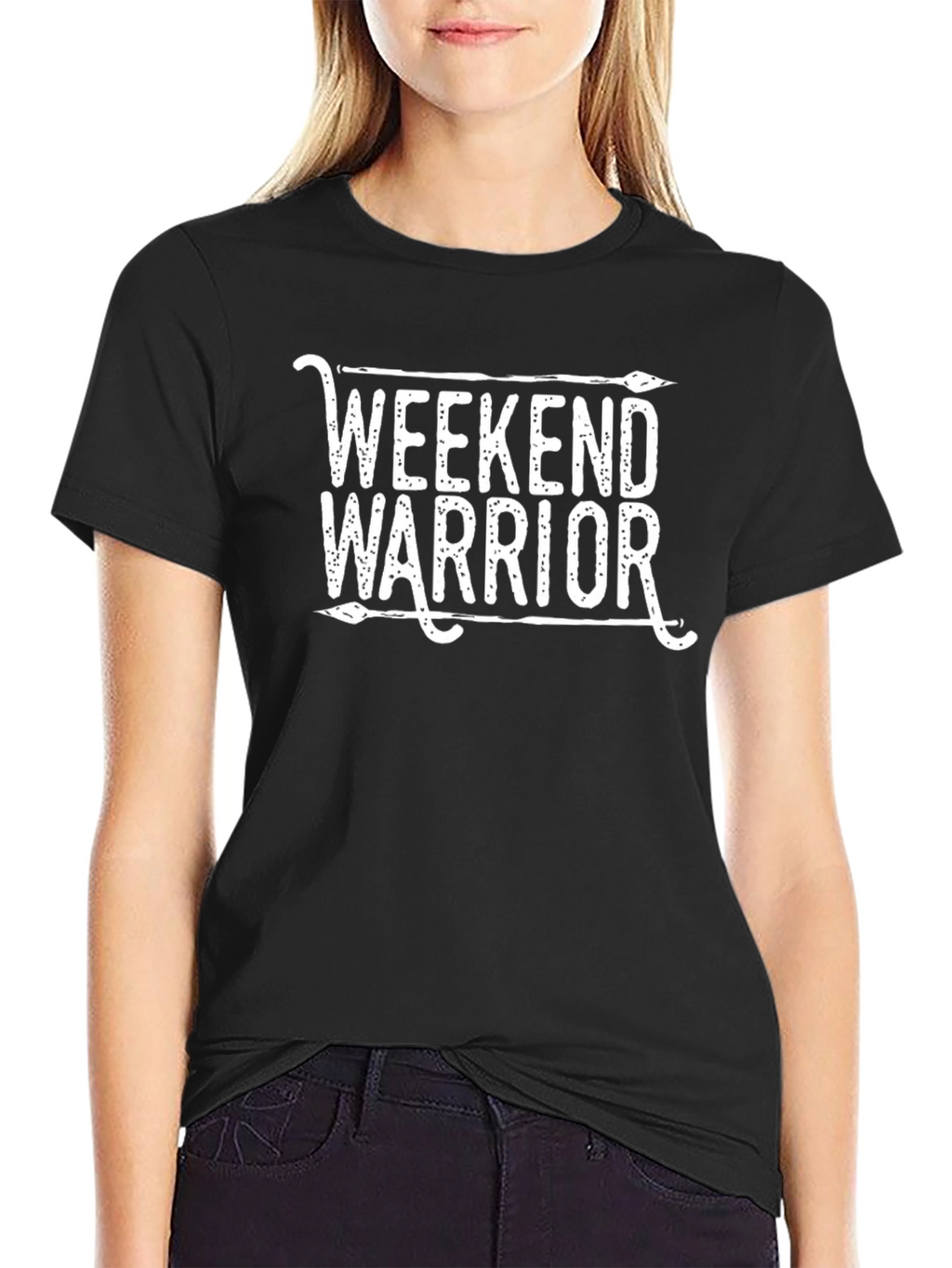 Weekend Warrior Black Graphic Tee