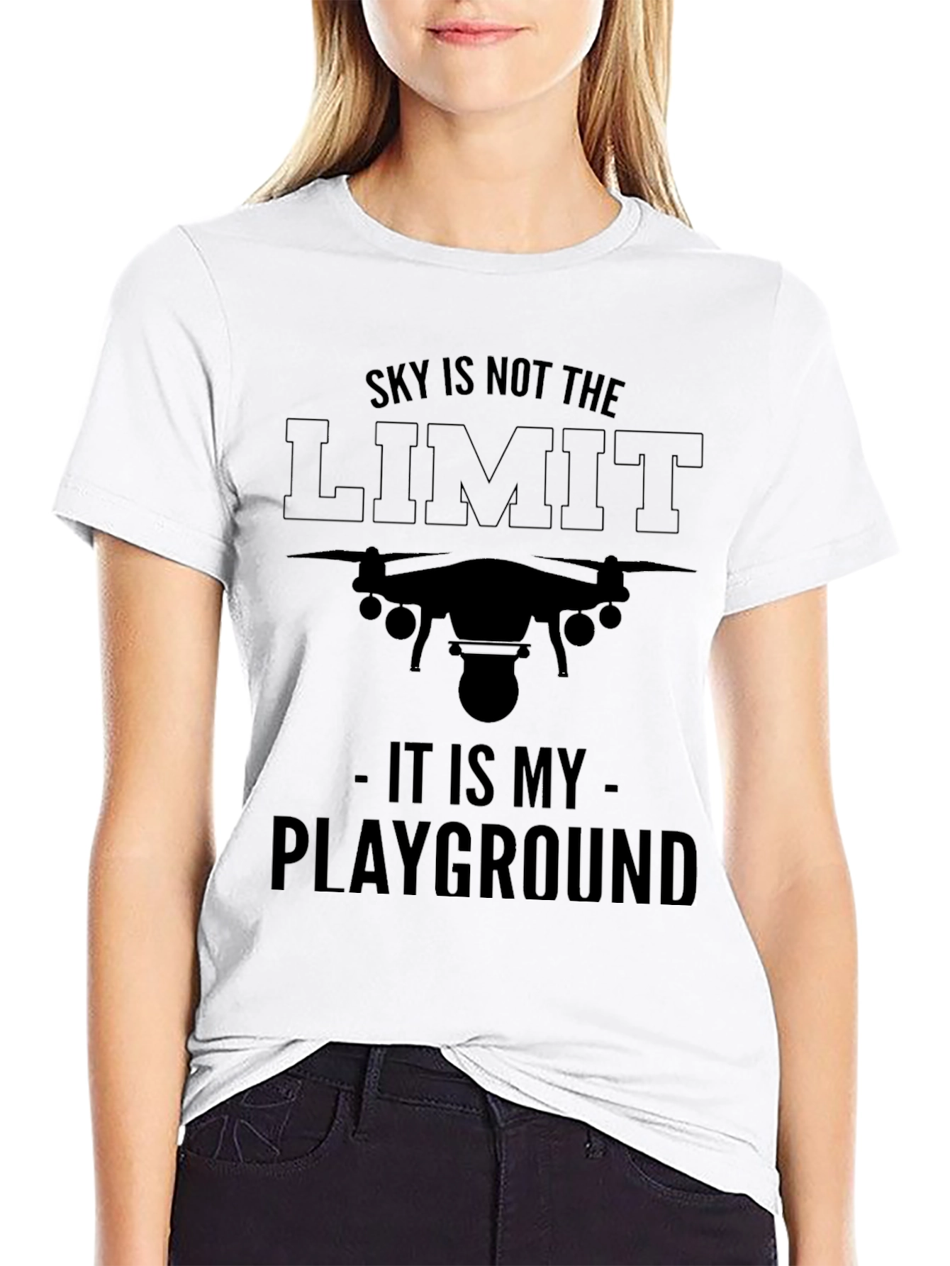Drone Pilot T-Shirt - Sky is Not the Limit