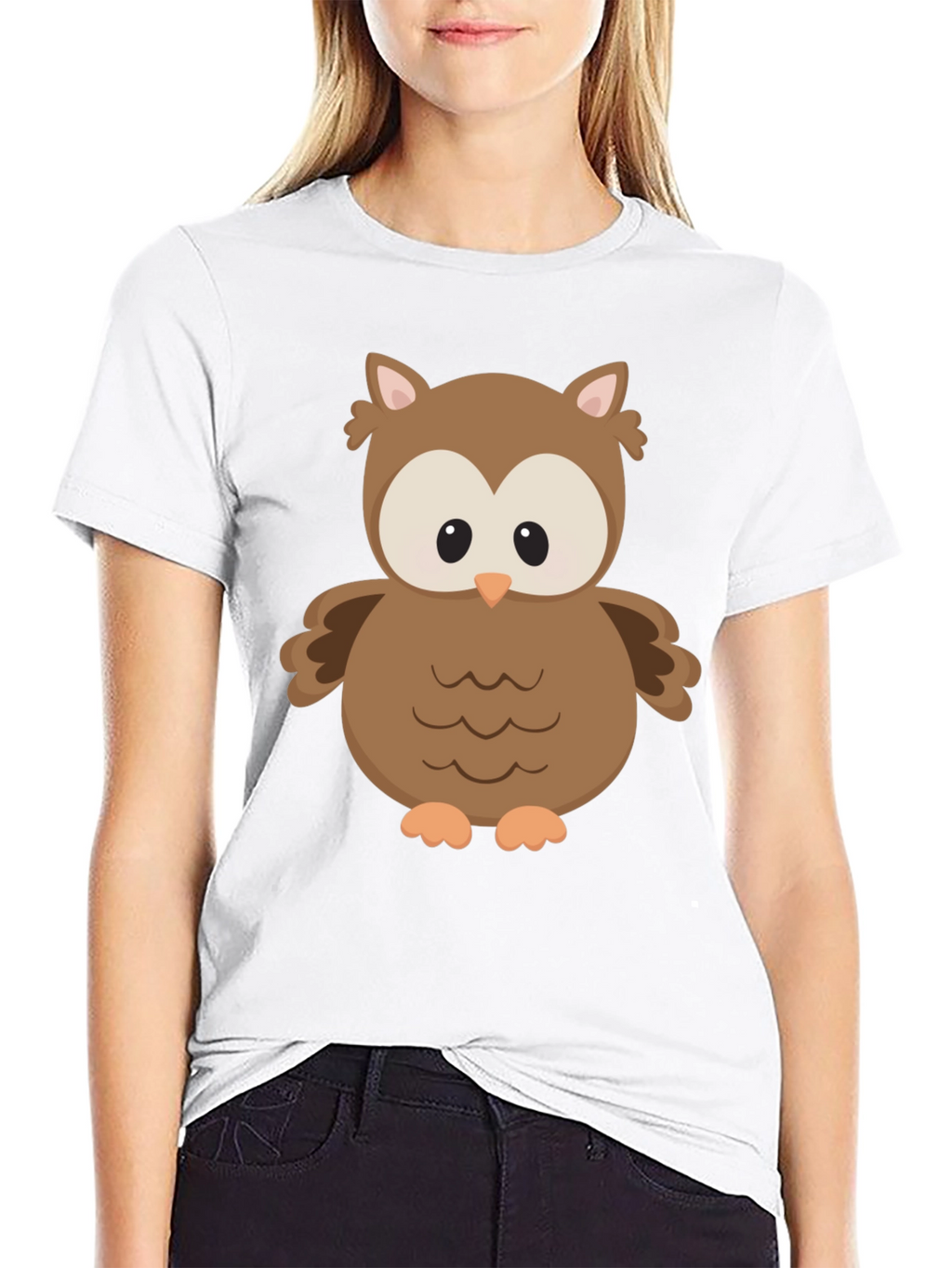 Owl Graphic Print T-Shirt - Unisex