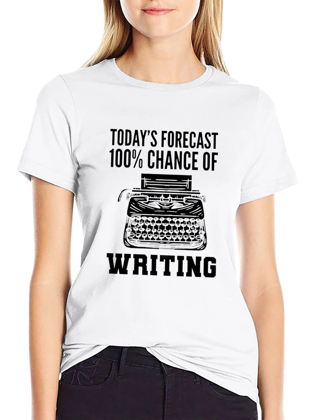 Todays Forecast Writing T-Shirt