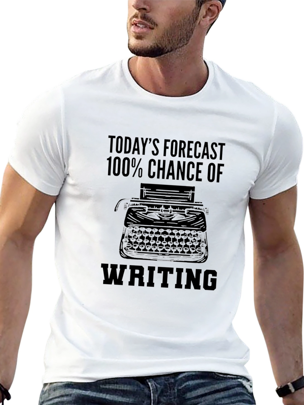 Todays Forecast Writing T-Shirt