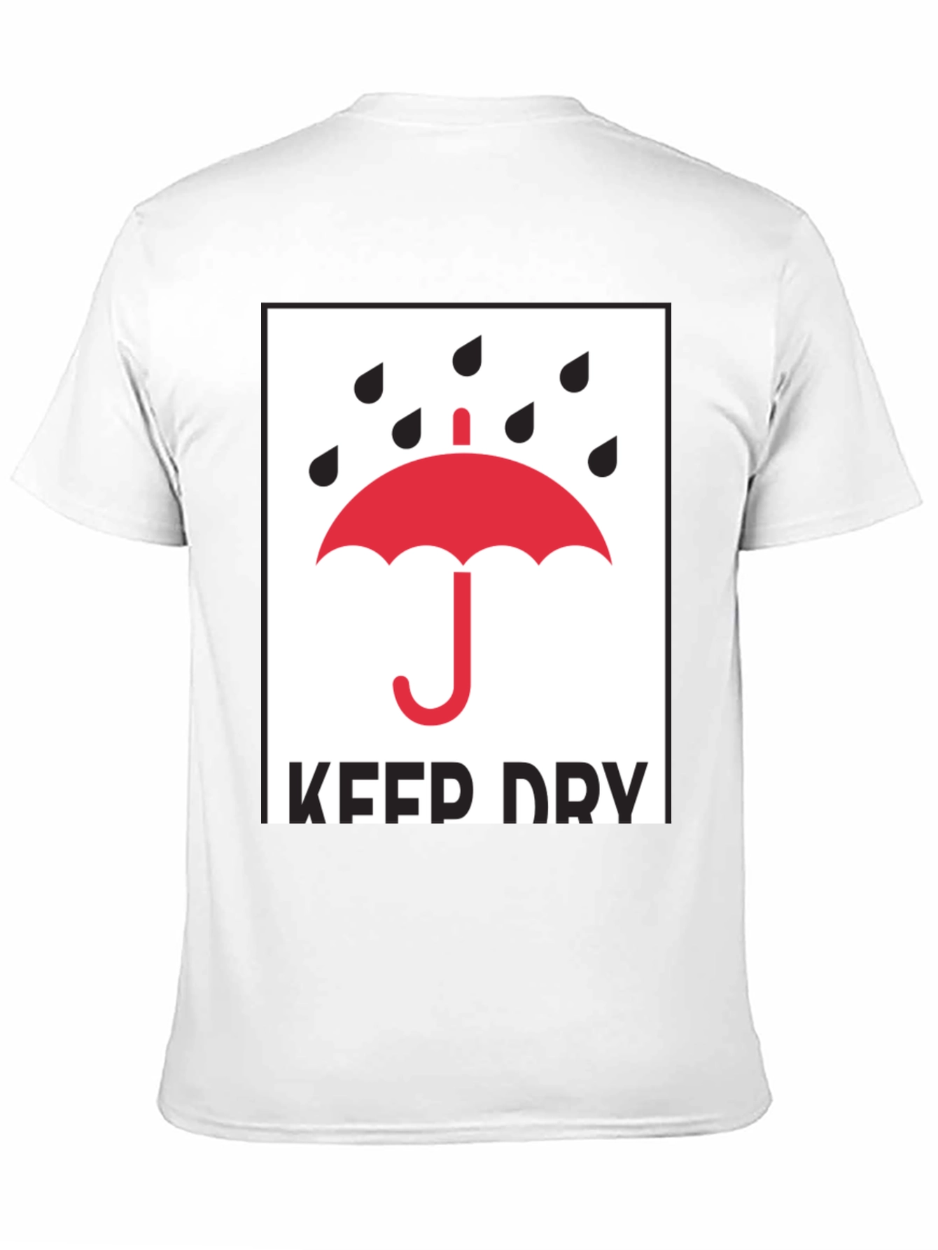 Keep Dry Graphic Tee - Classic Black T-Shirt
