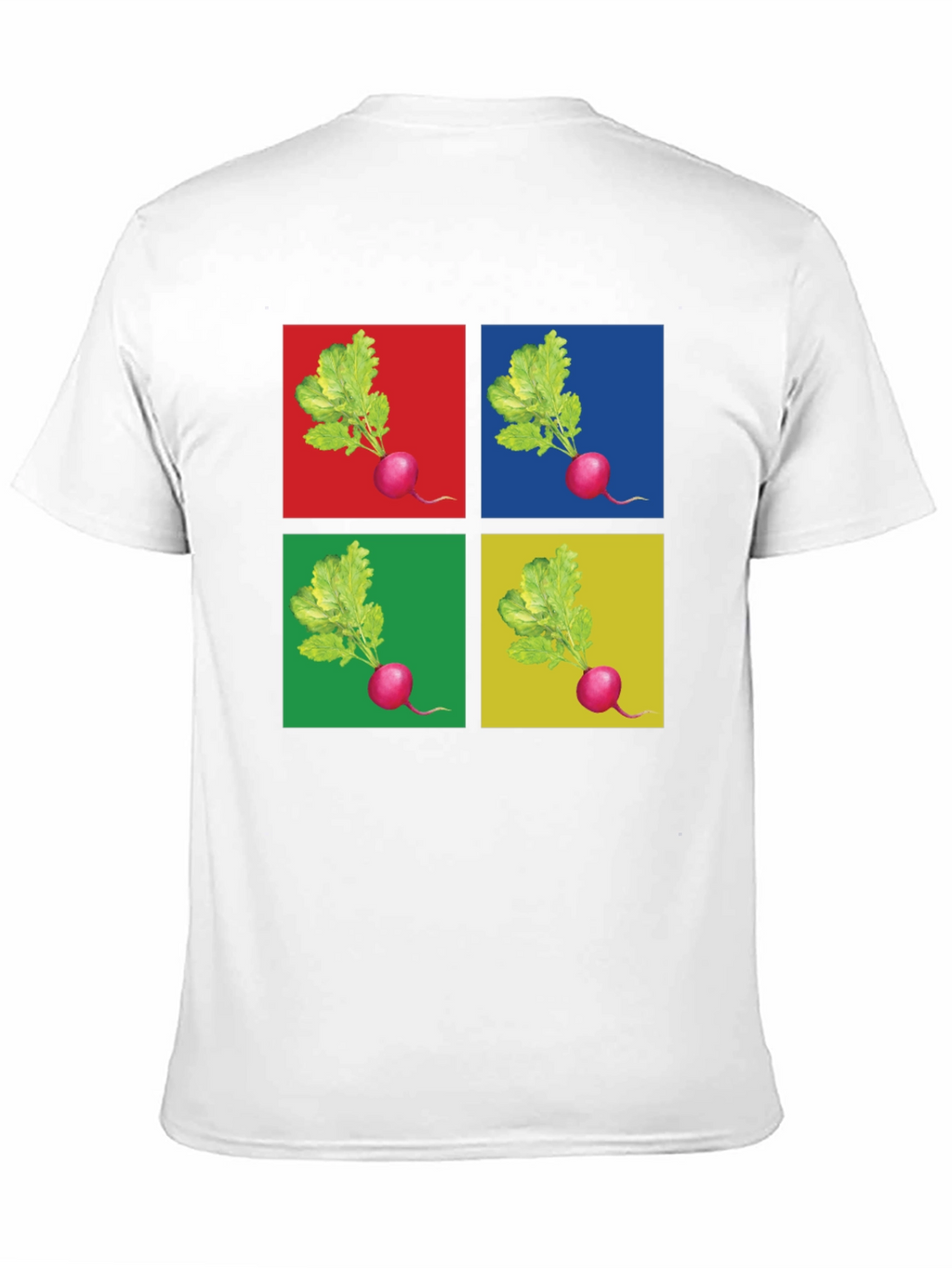 Radish Pop Art Graphic T-Shirt - Unique Design