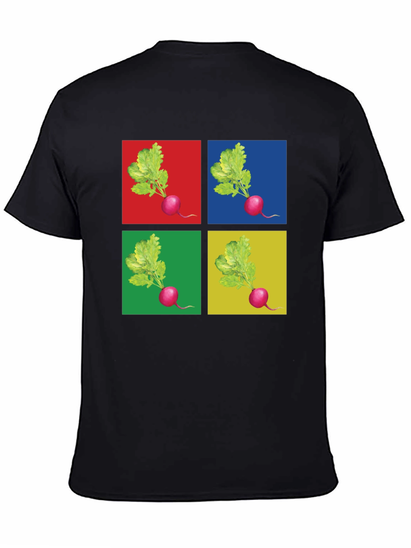 Radish Pop Art Graphic T-Shirt - Unique Design
