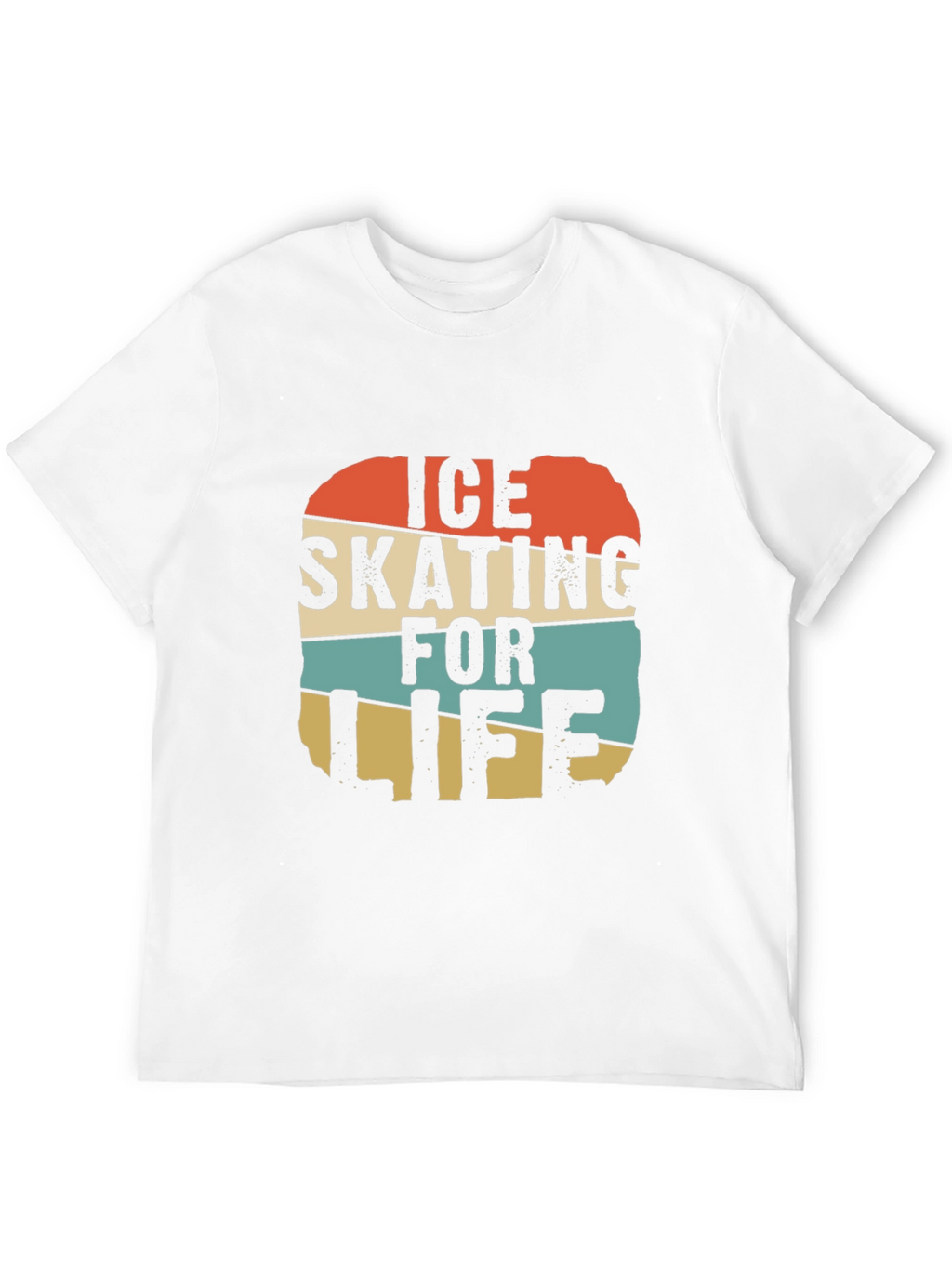Ice Skating For Life Retro T-Shirt