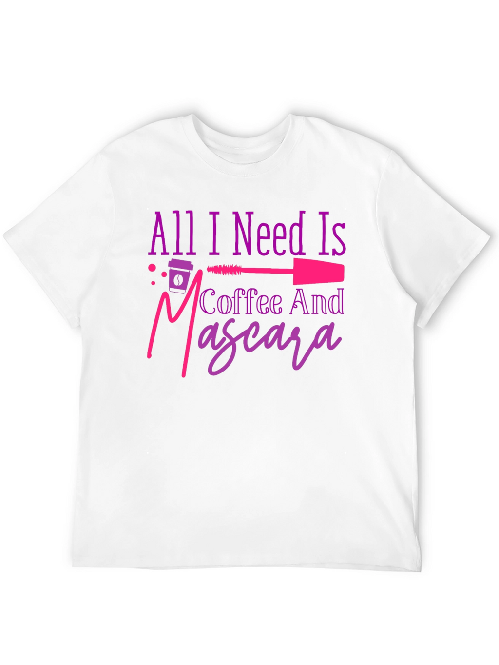 Coffee and Mascara Graphic T-Shirt