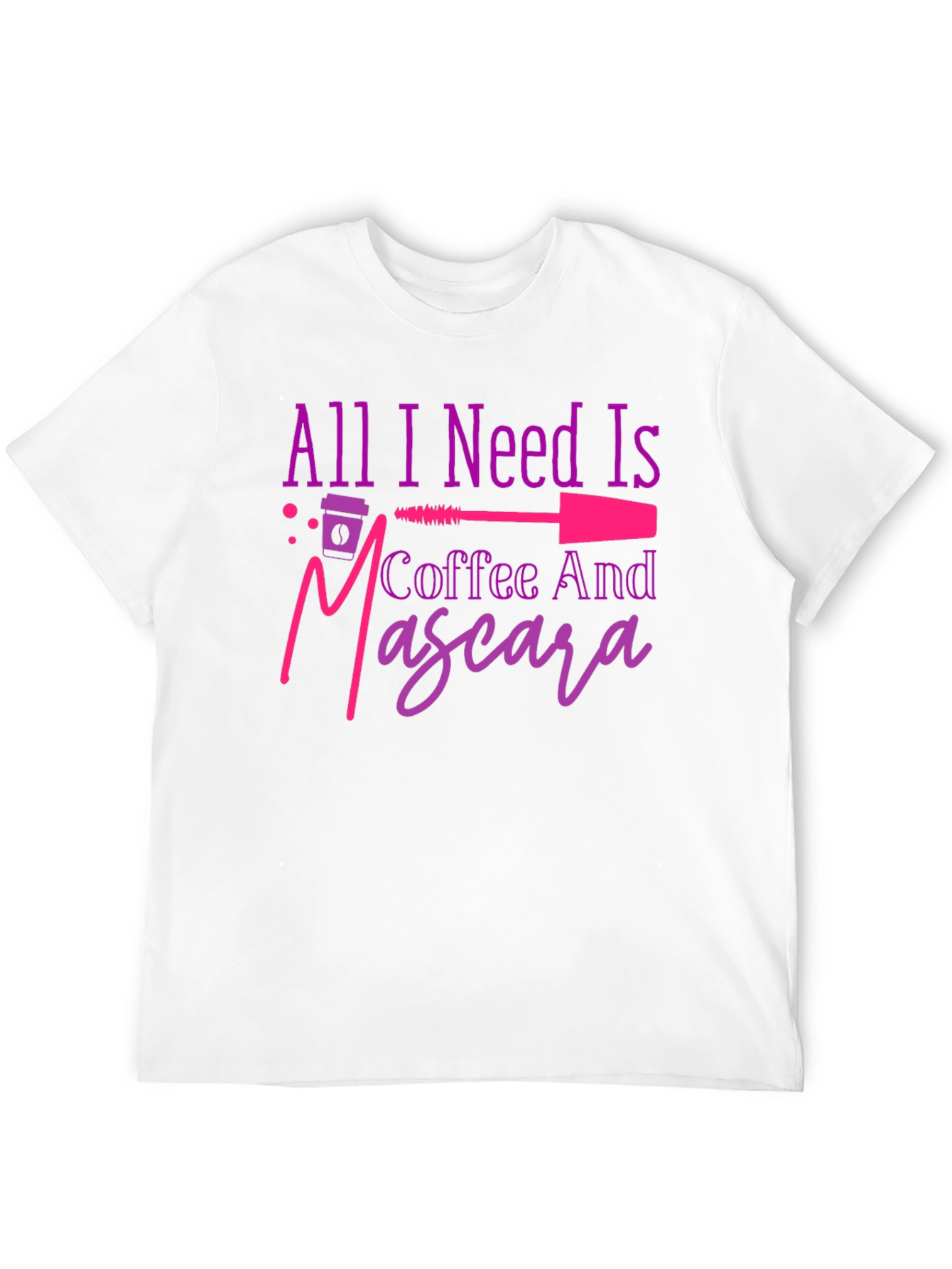 Coffee and Mascara Graphic T-Shirt