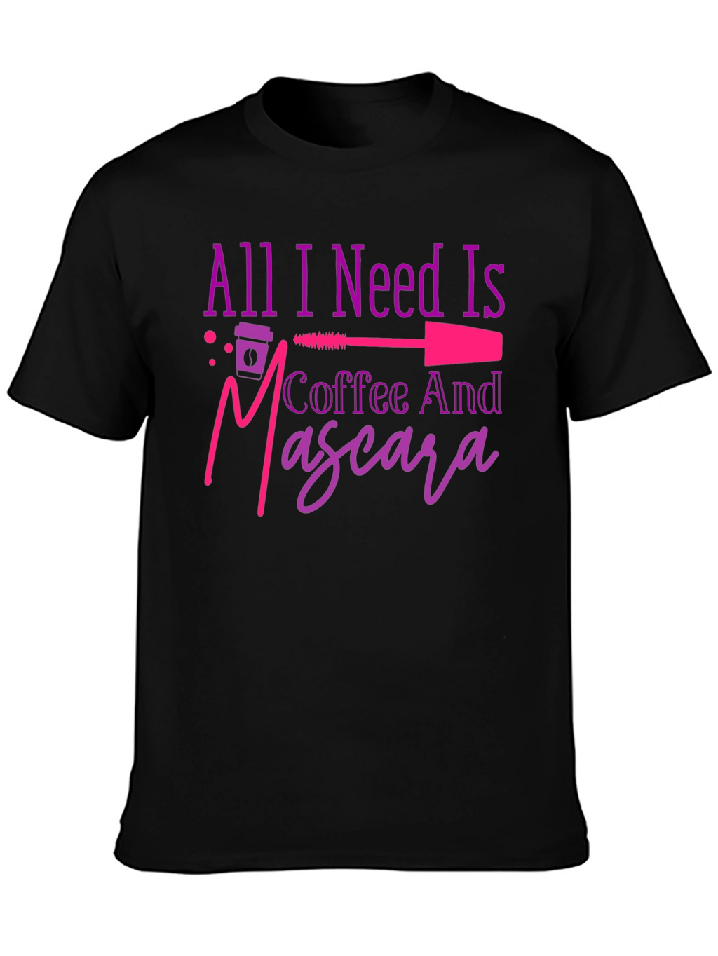 Coffee and Mascara Graphic T-Shirt