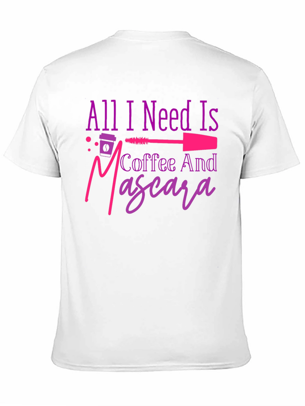 Coffee and Mascara Graphic T-Shirt