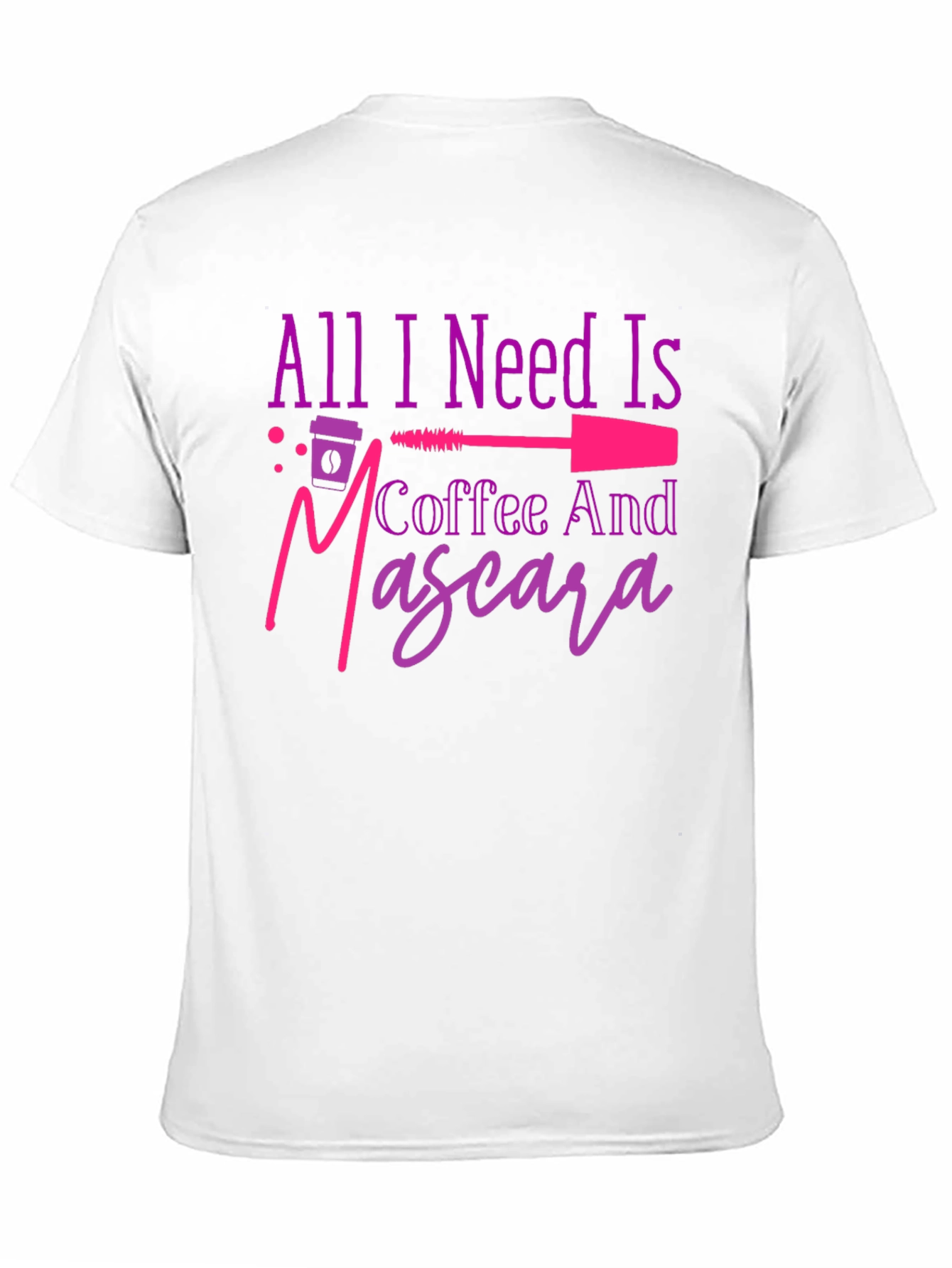 Coffee and Mascara Graphic T-Shirt