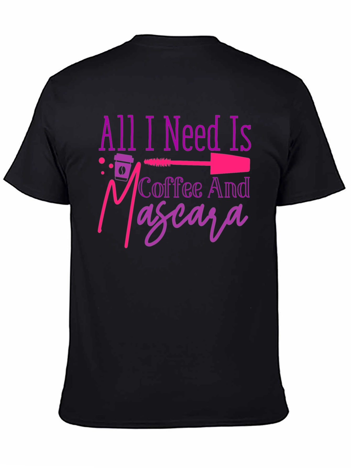 Coffee and Mascara Graphic T-Shirt