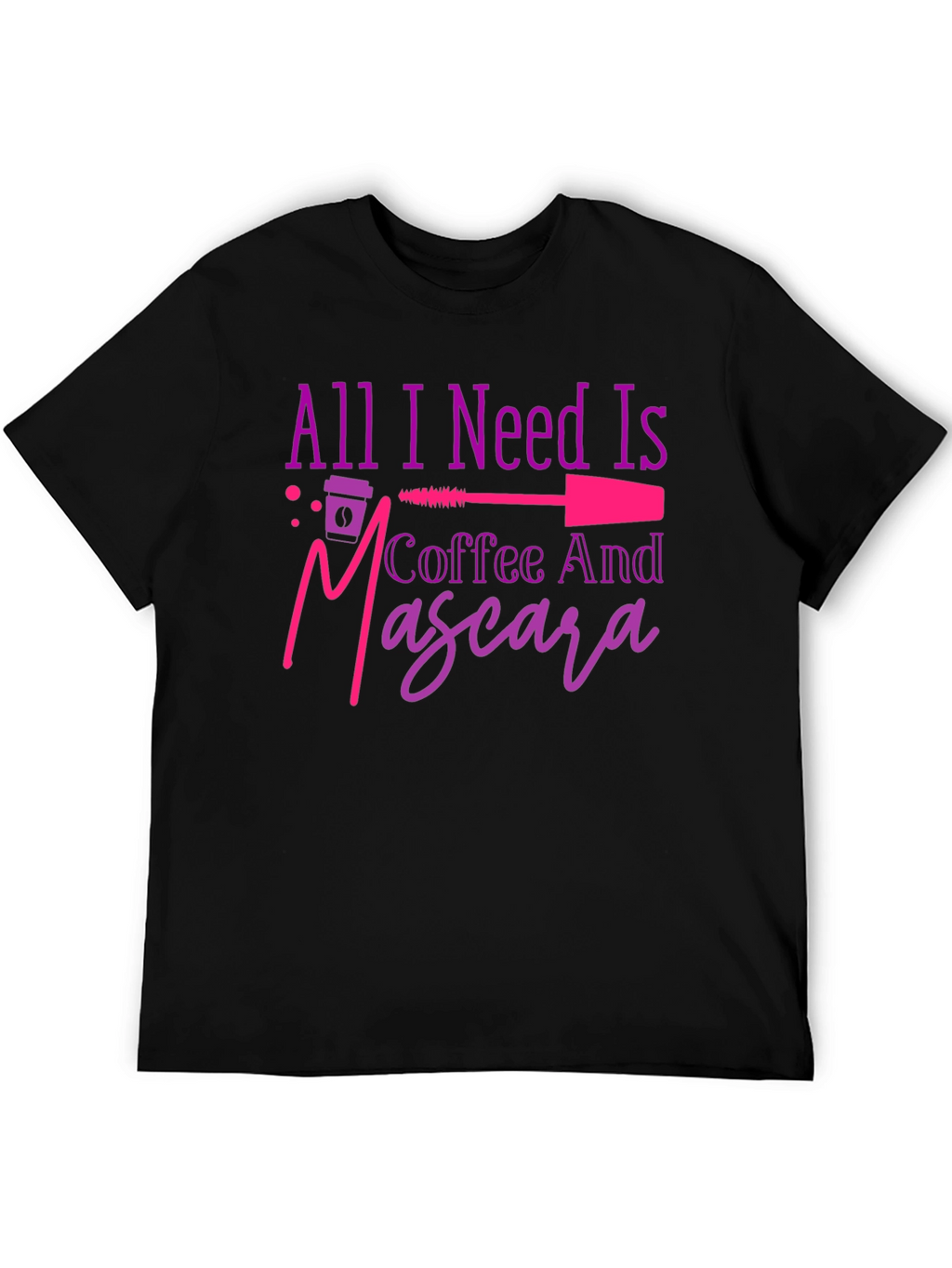 Coffee and Mascara Graphic T-Shirt
