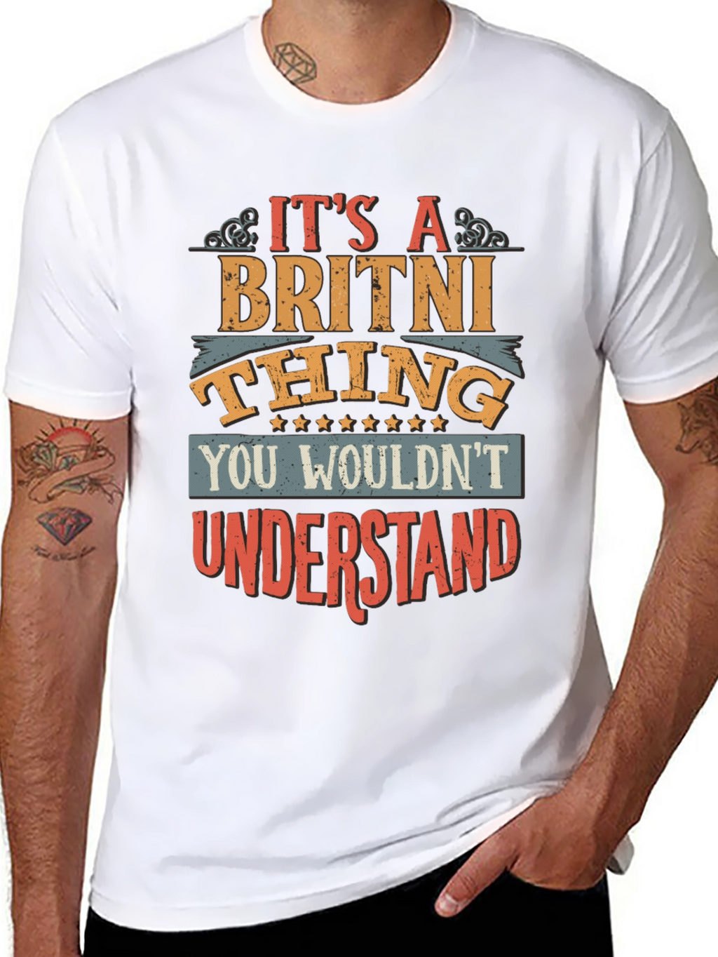 Britni Thing T-Shirt - Funny Name Gift Tee