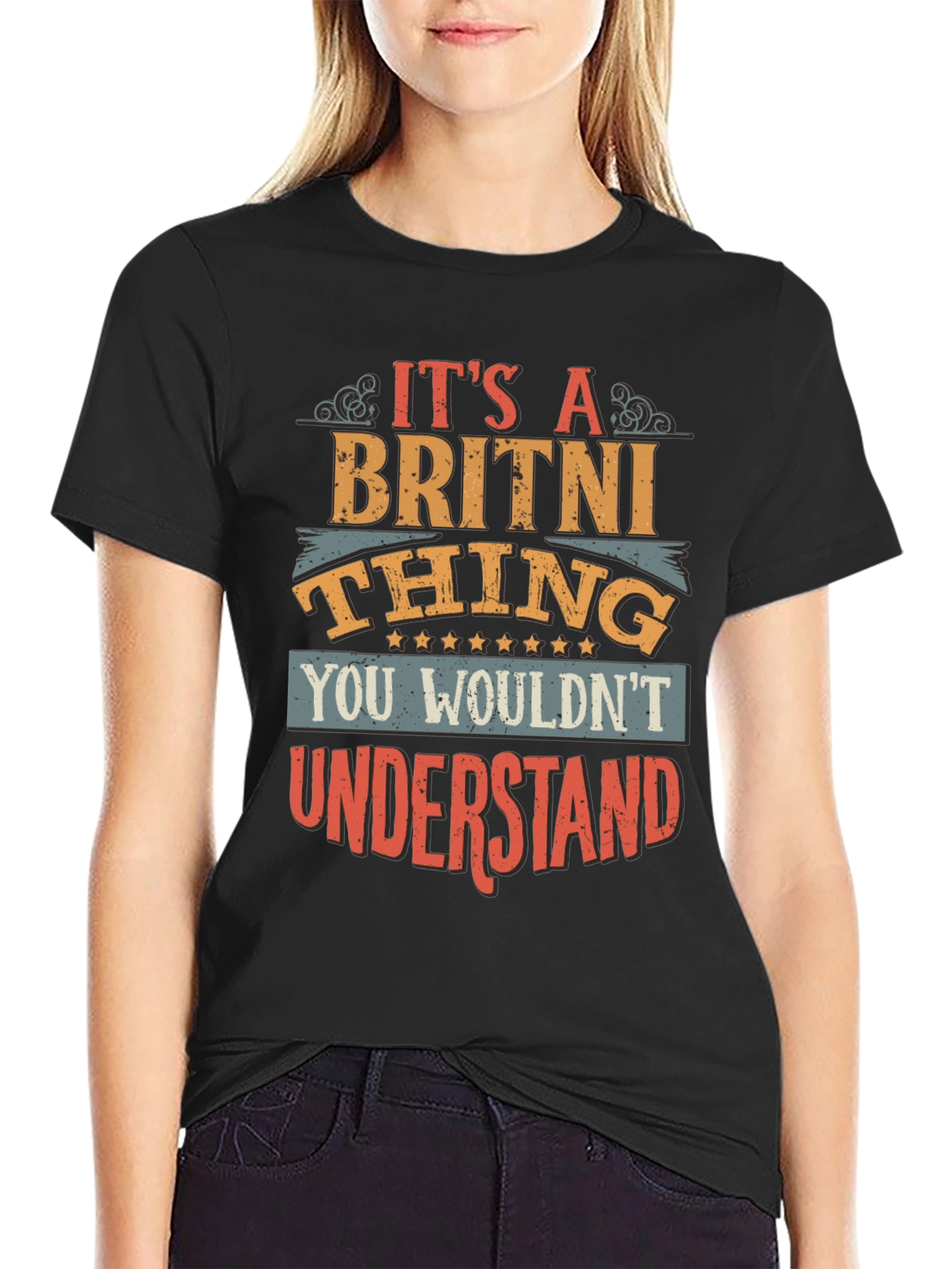 Britni Thing T-Shirt - Funny Name Gift Tee