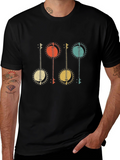 Retro Banjo Music Graphic Tee