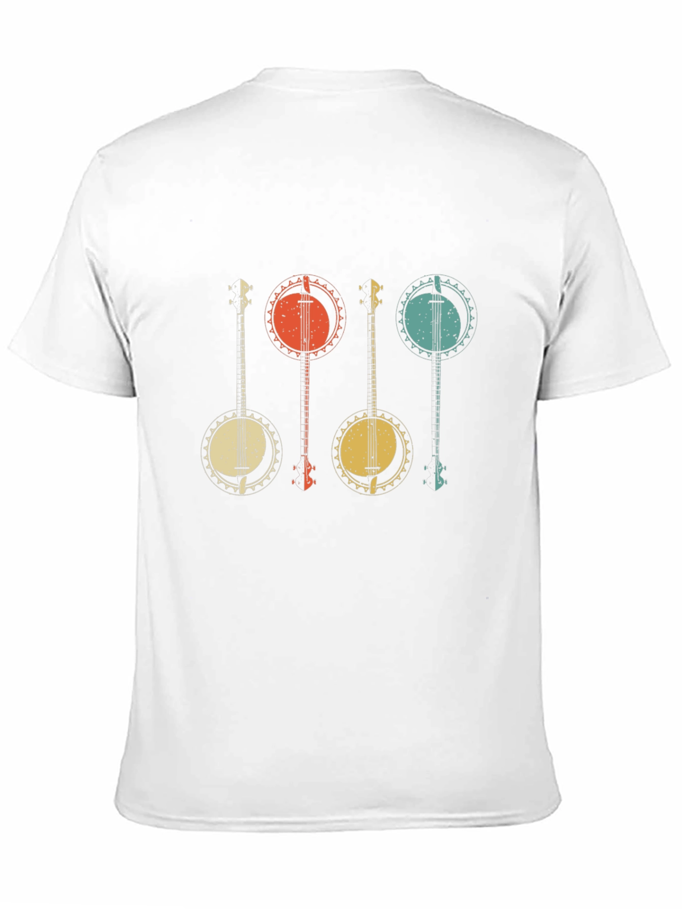 Retro Banjo Music Graphic Tee