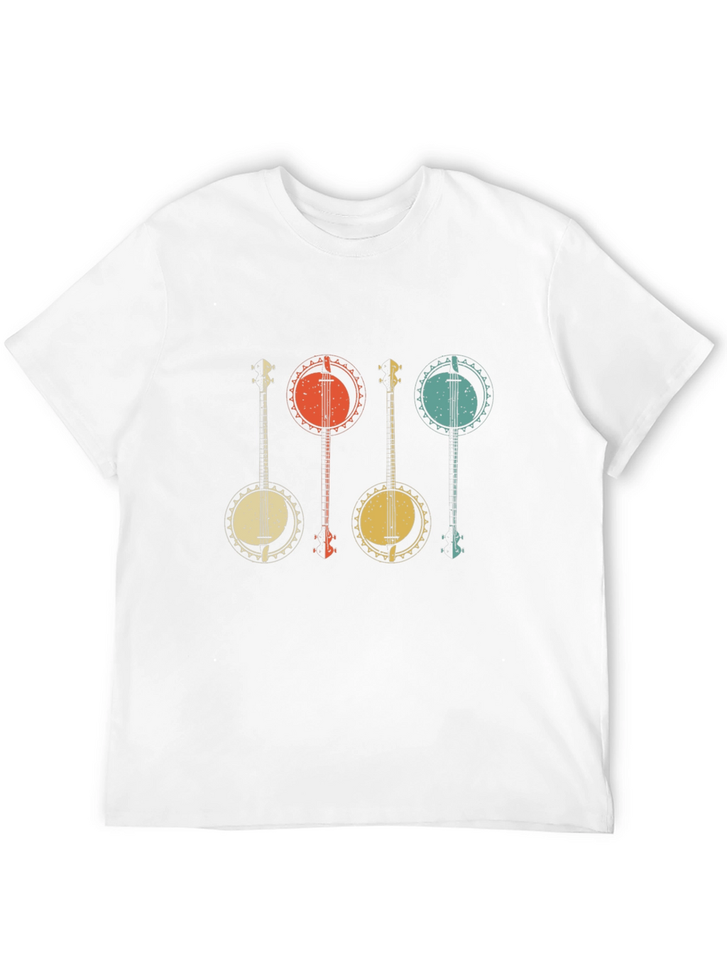 Retro Banjo Music Graphic Tee