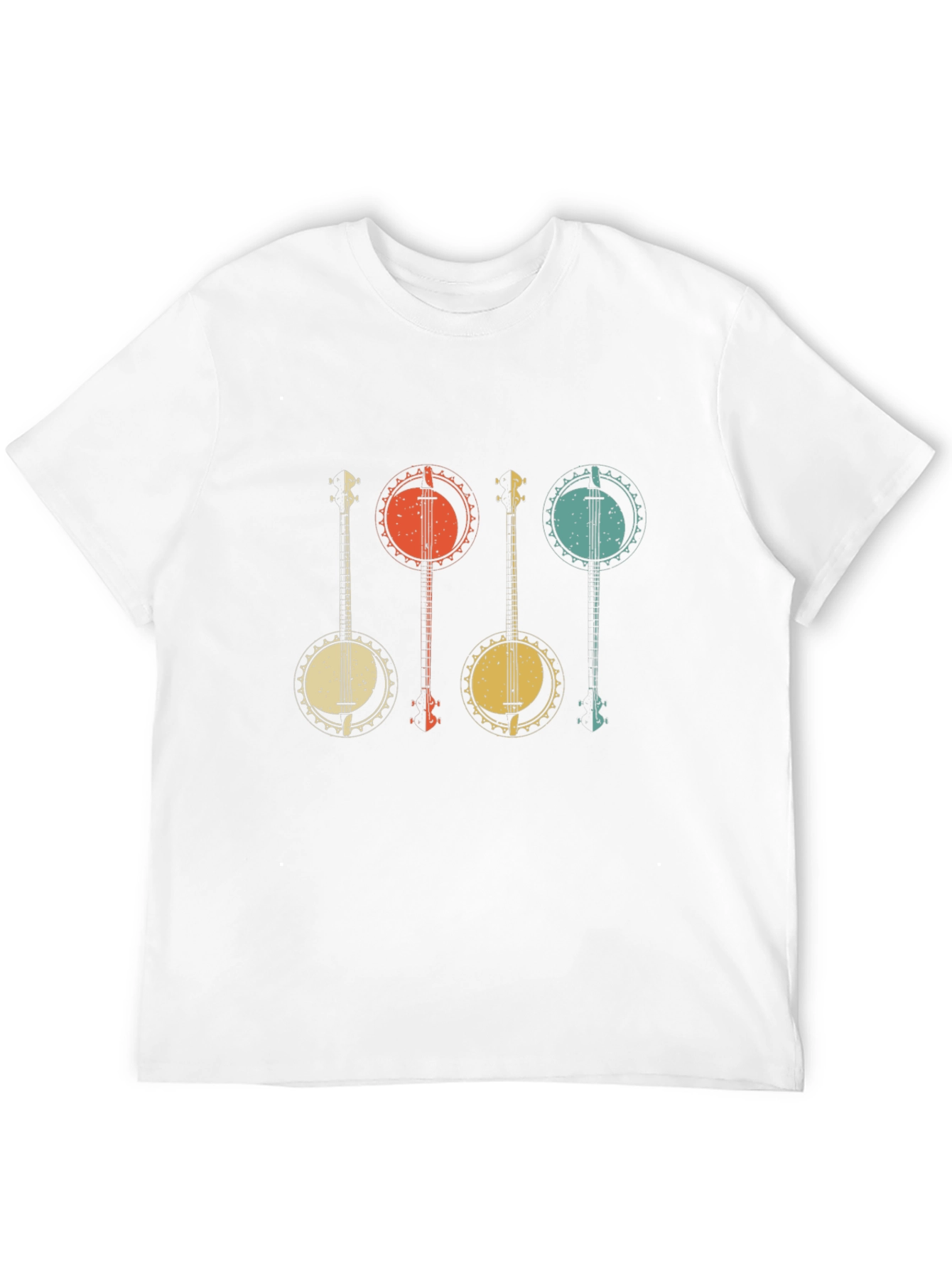 Retro Banjo Music Graphic Tee