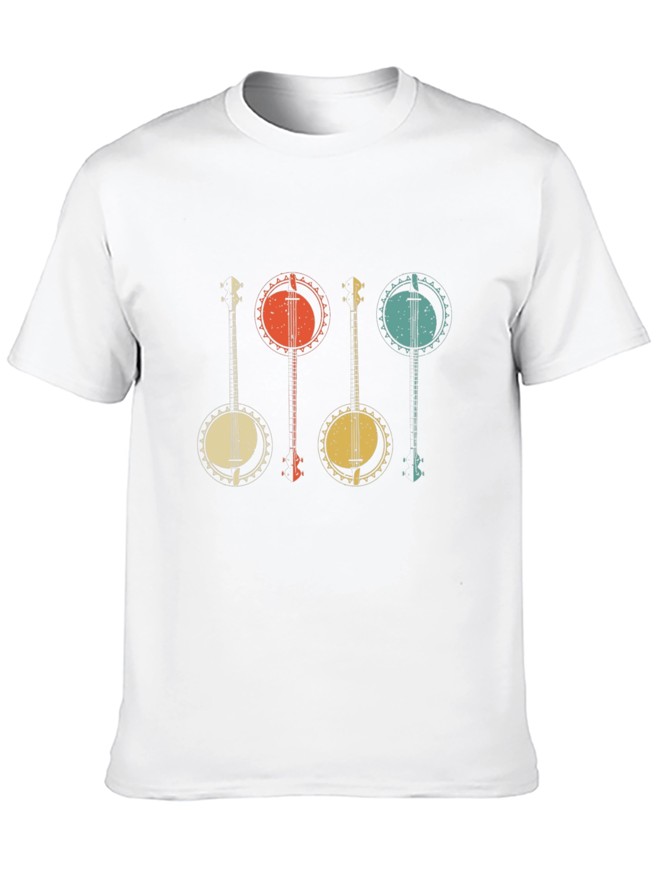 Retro Banjo Music Graphic Tee