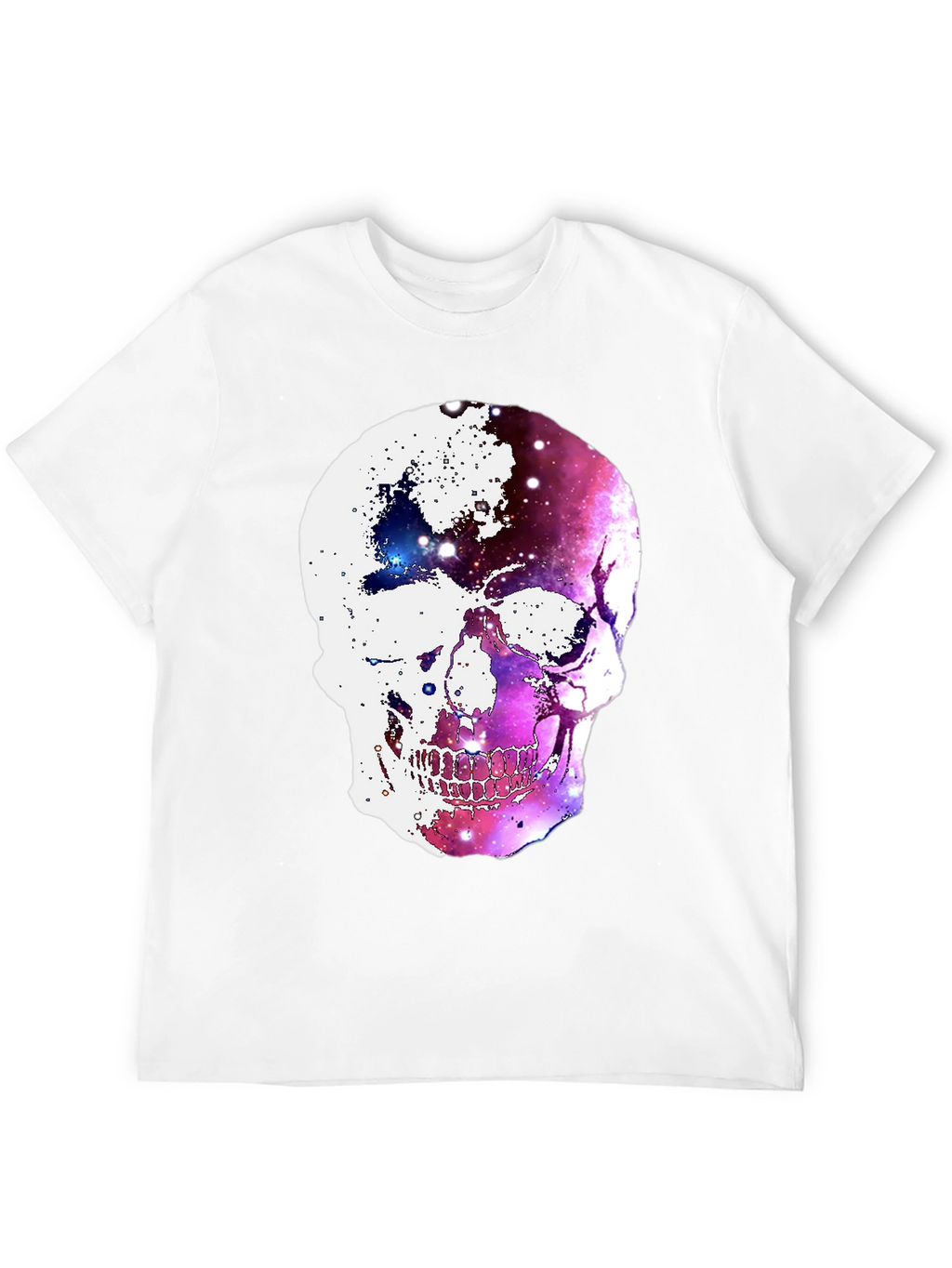 Galaxy Skull Graphic T-Shirt - Unique Design!