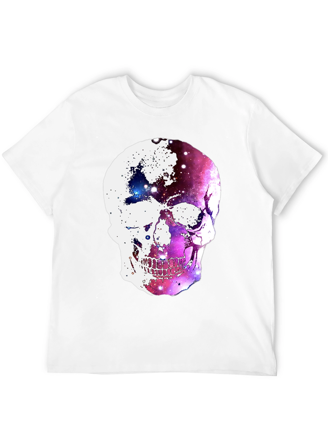 Galaxy Skull Graphic T-Shirt - Unique Design!