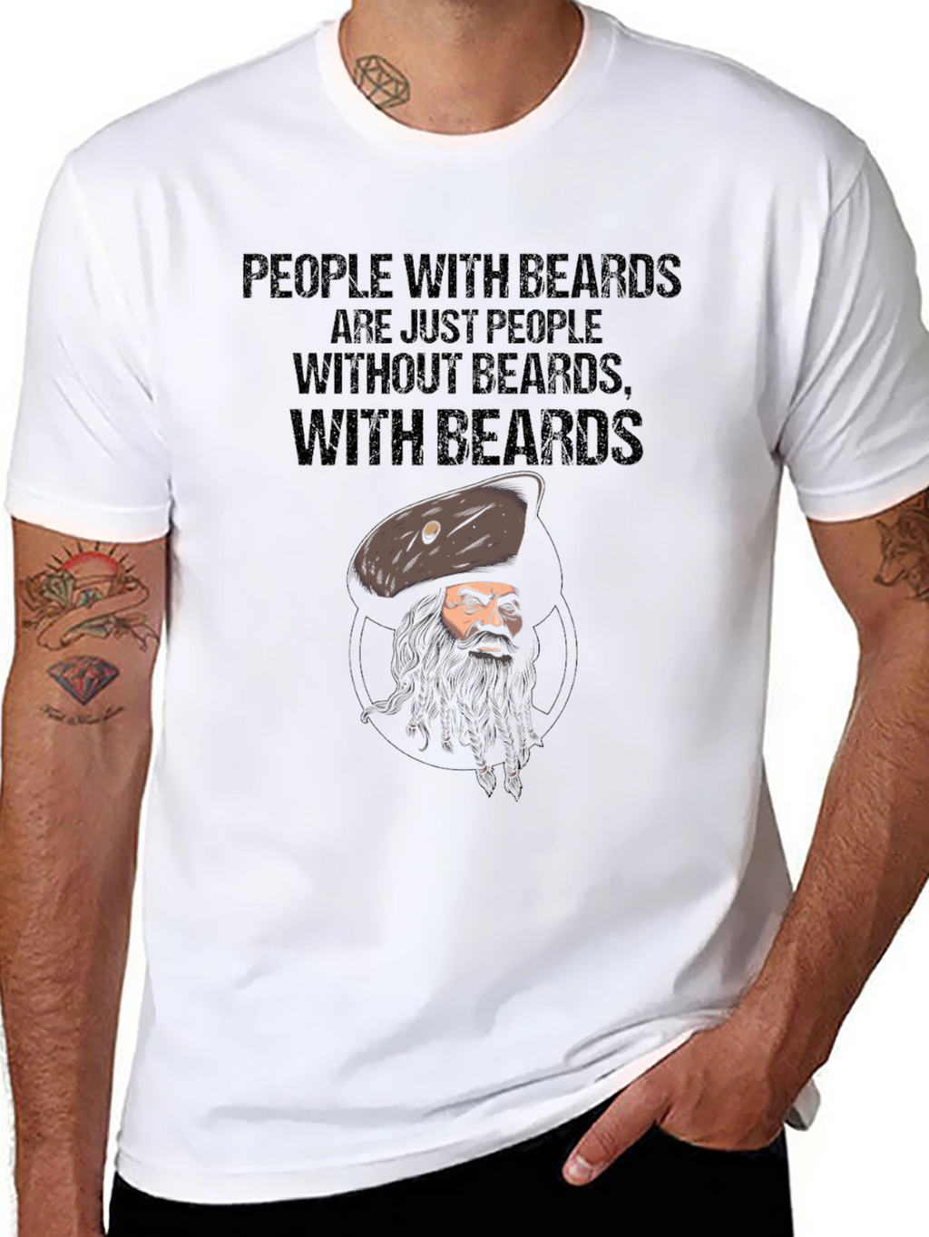Bearded People Graphic Tee