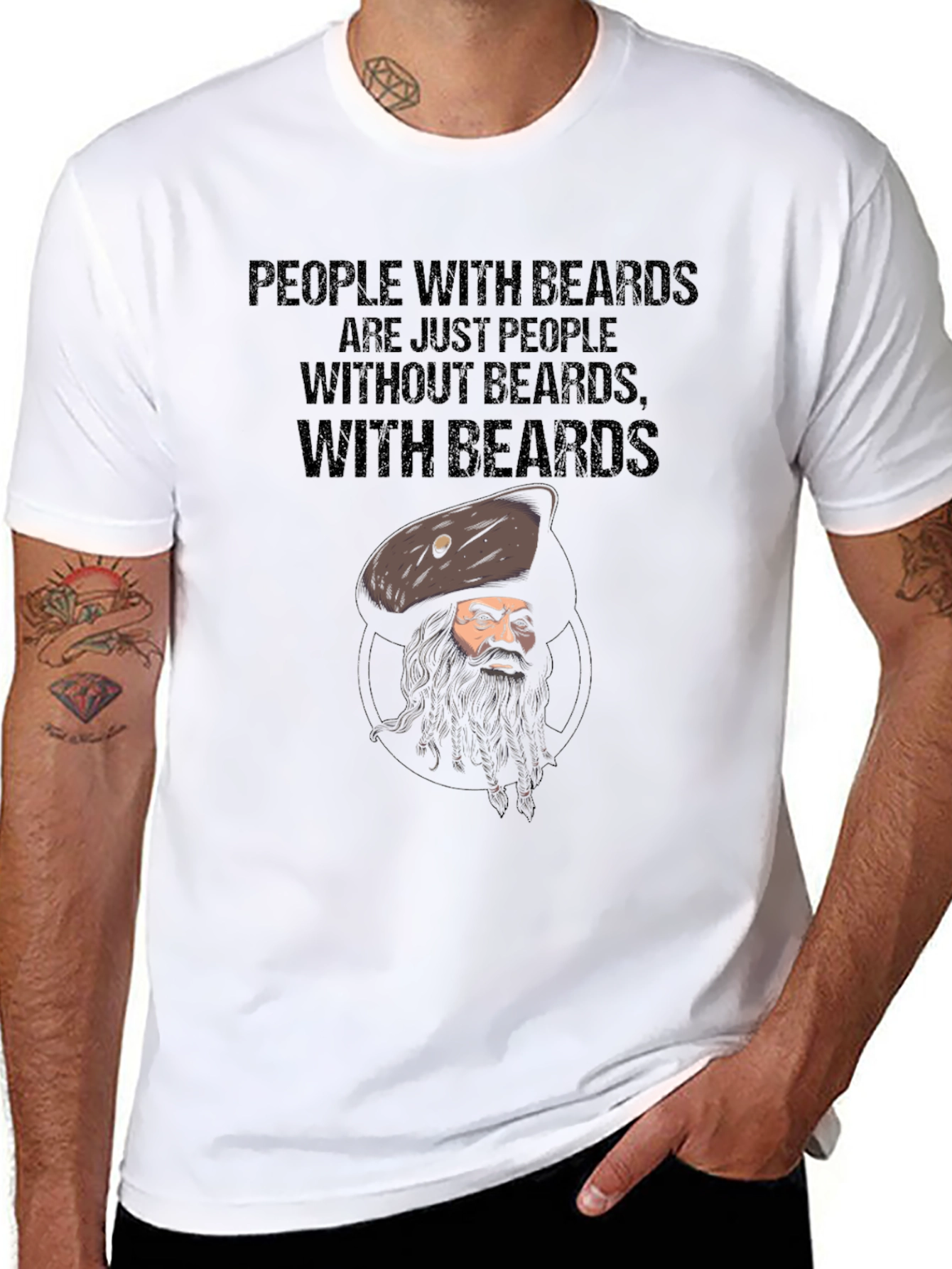 Bearded People Graphic Tee
