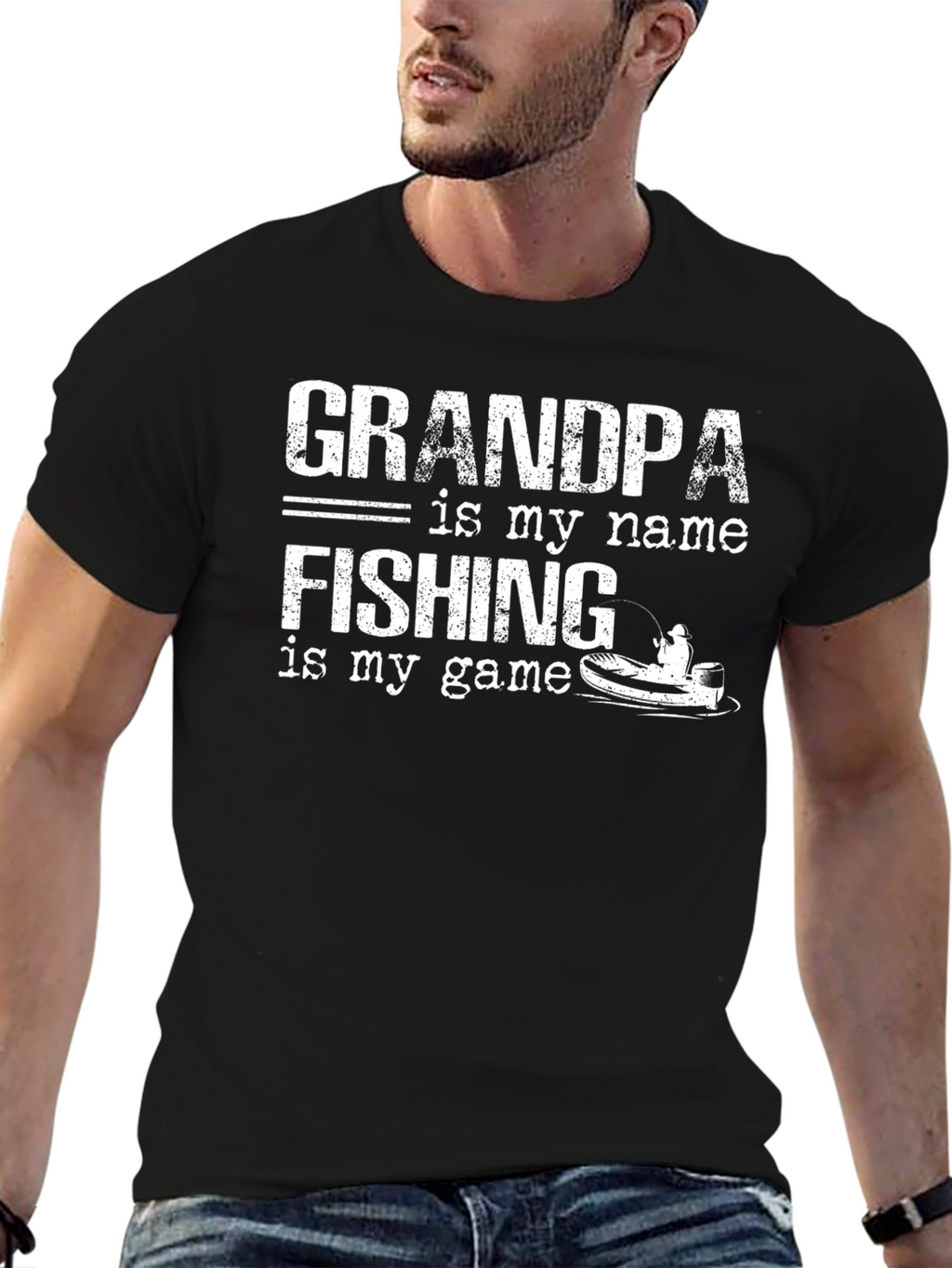Grandpa Fishing T-Shirt - Funny Fisherman Gift