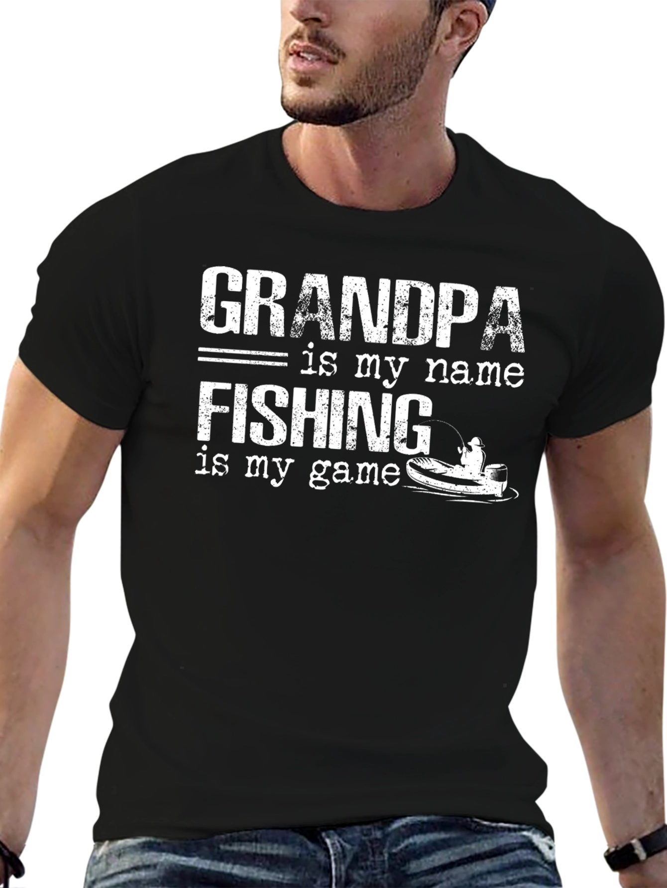 Grandpa Fishing T-Shirt - Funny Fisherman Gift