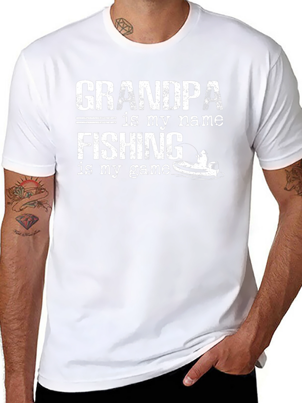 Grandpa Fishing T-Shirt - Funny Fisherman Gift