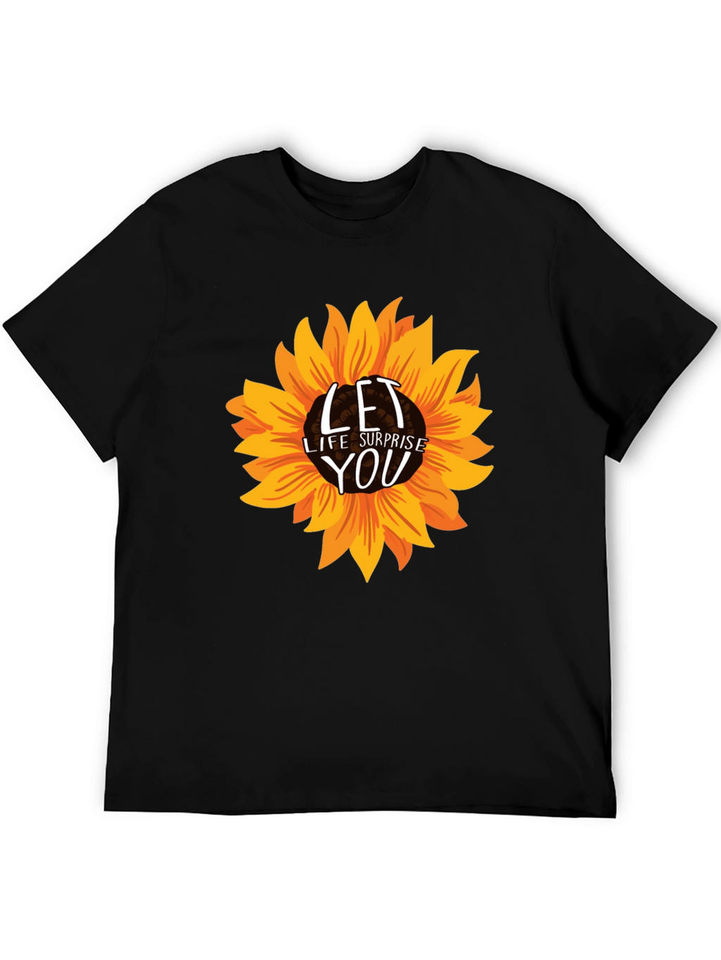 Sunflower Graphic Tee - Let Life Surprise You