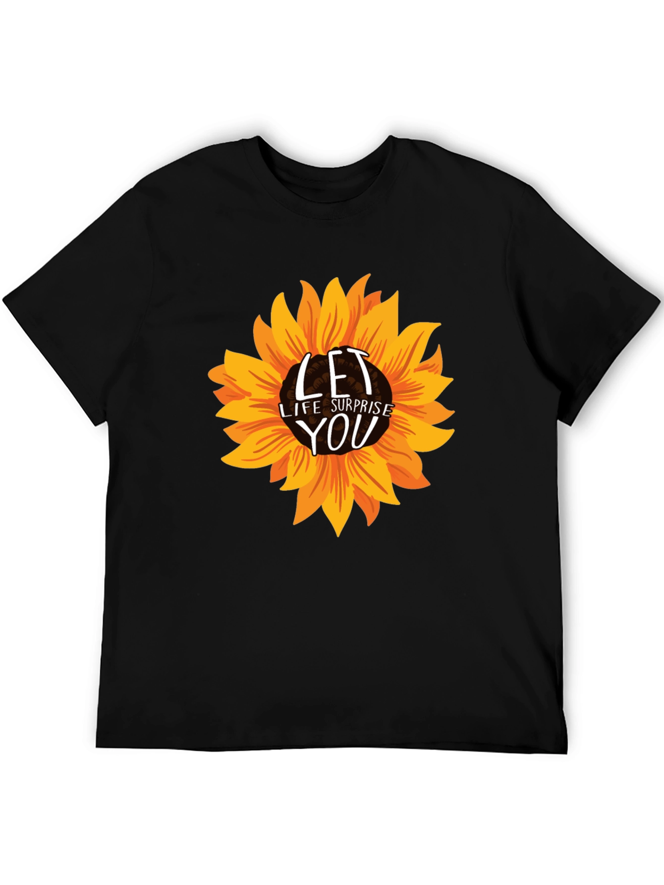 Sunflower Graphic Tee - Let Life Surprise You
