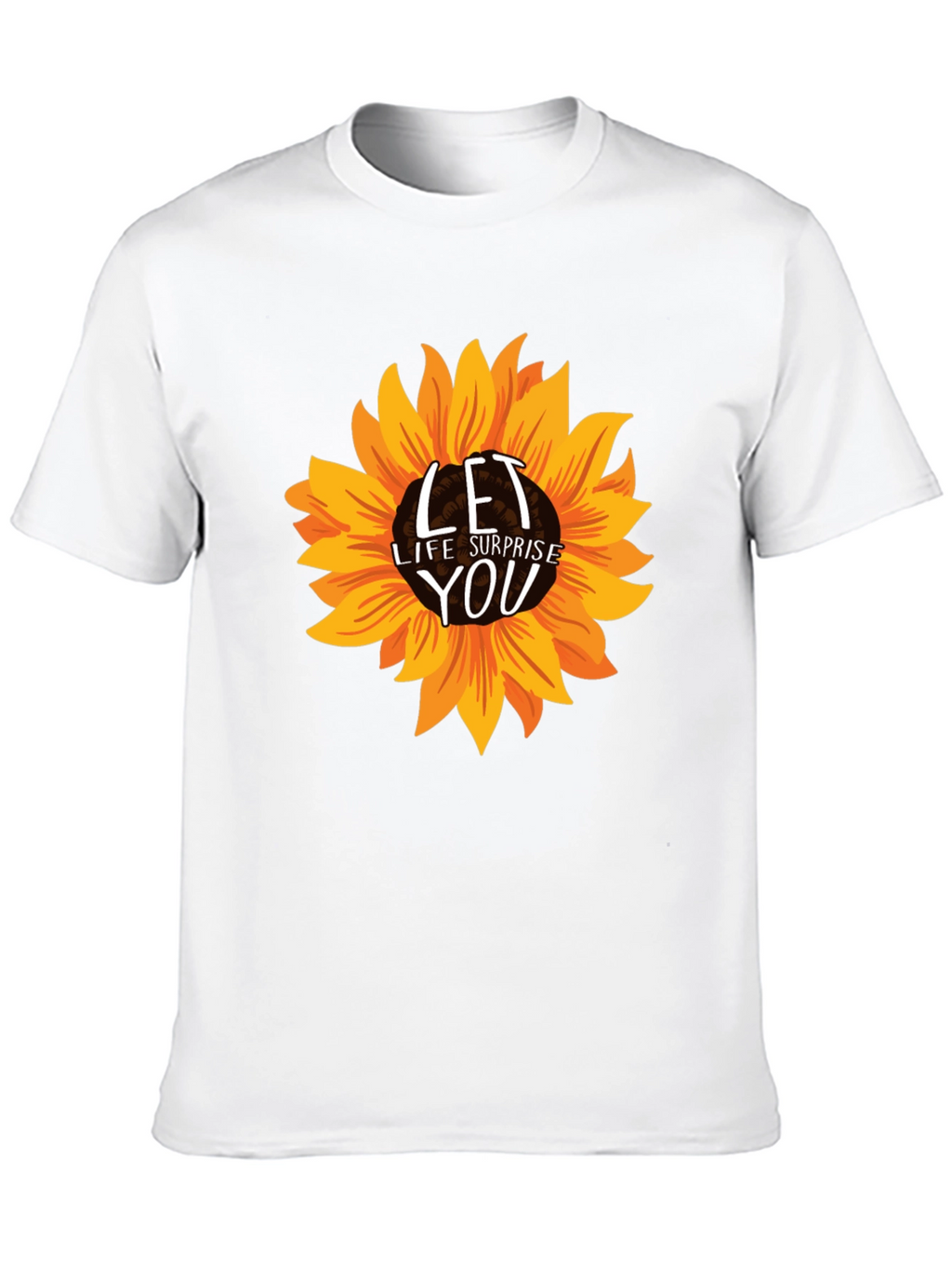 Sunflower Graphic Tee - Let Life Surprise You