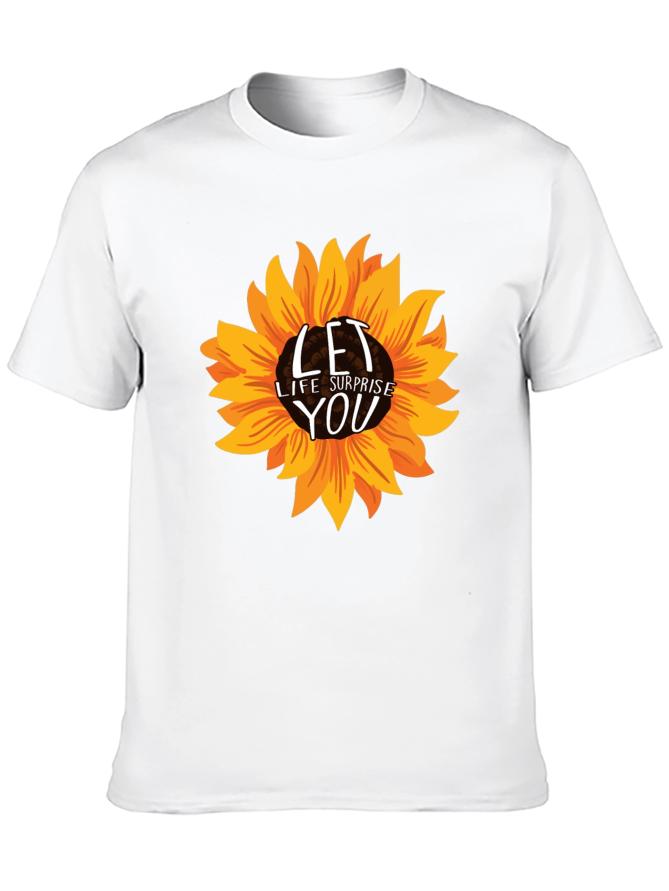 Sunflower Graphic Tee - Let Life Surprise You
