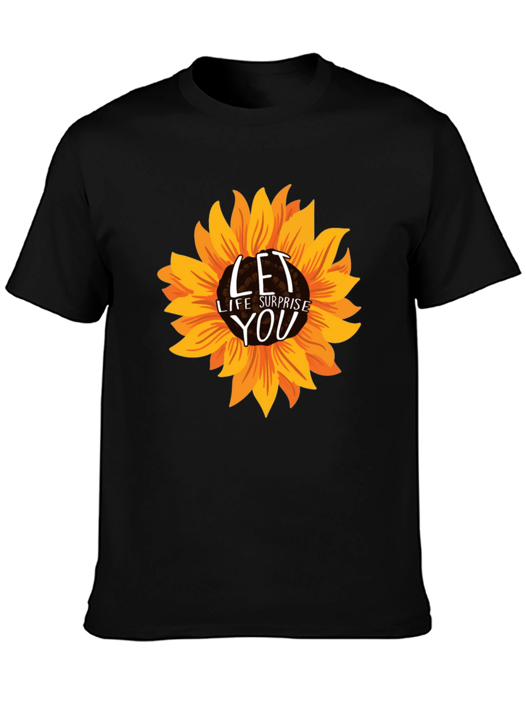 Sunflower Graphic Tee - Let Life Surprise You