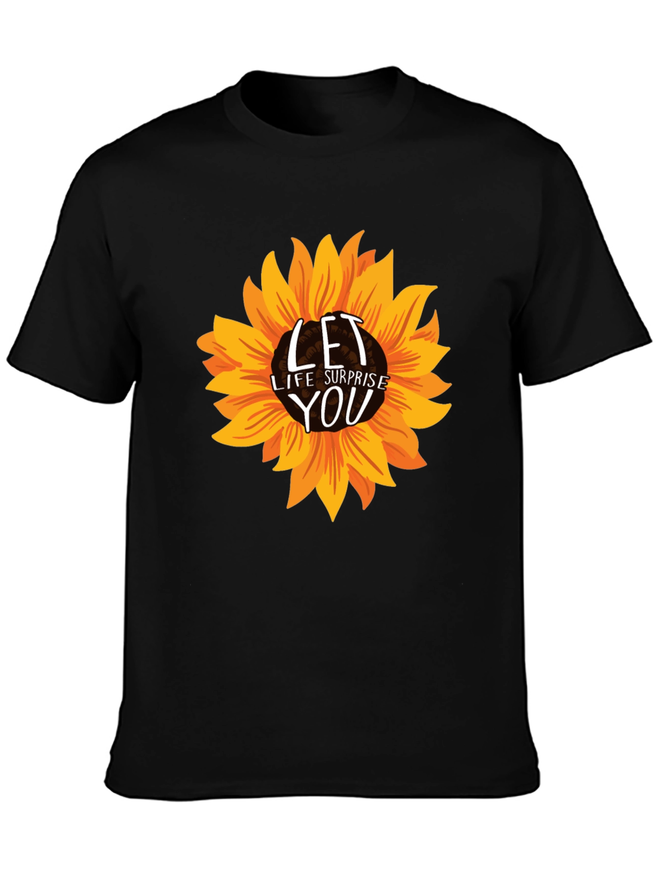 Sunflower Graphic Tee - Let Life Surprise You