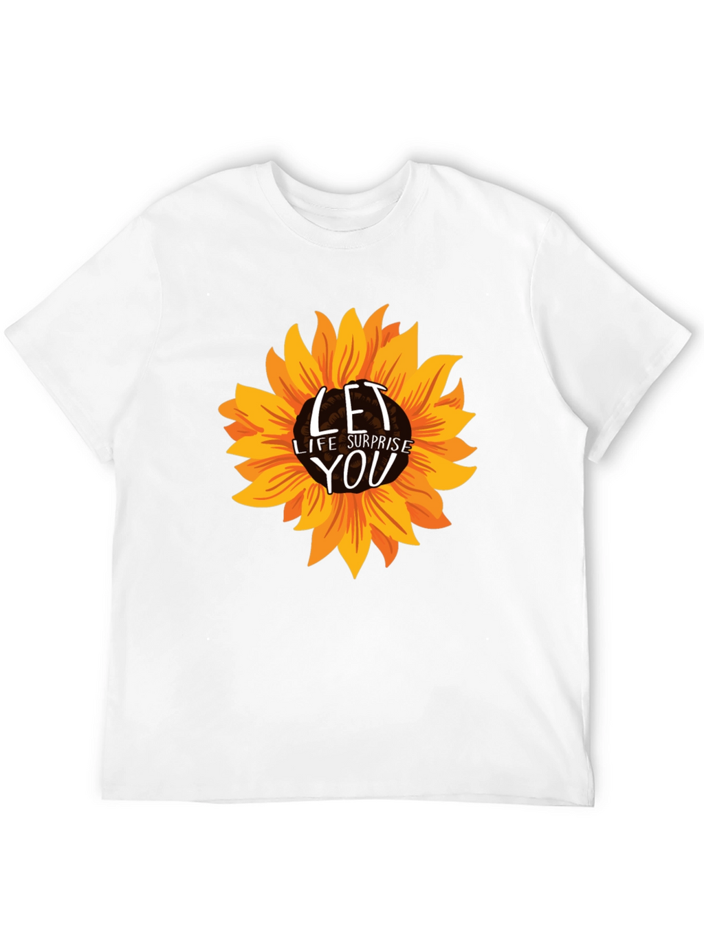 Sunflower Graphic Tee - Let Life Surprise You