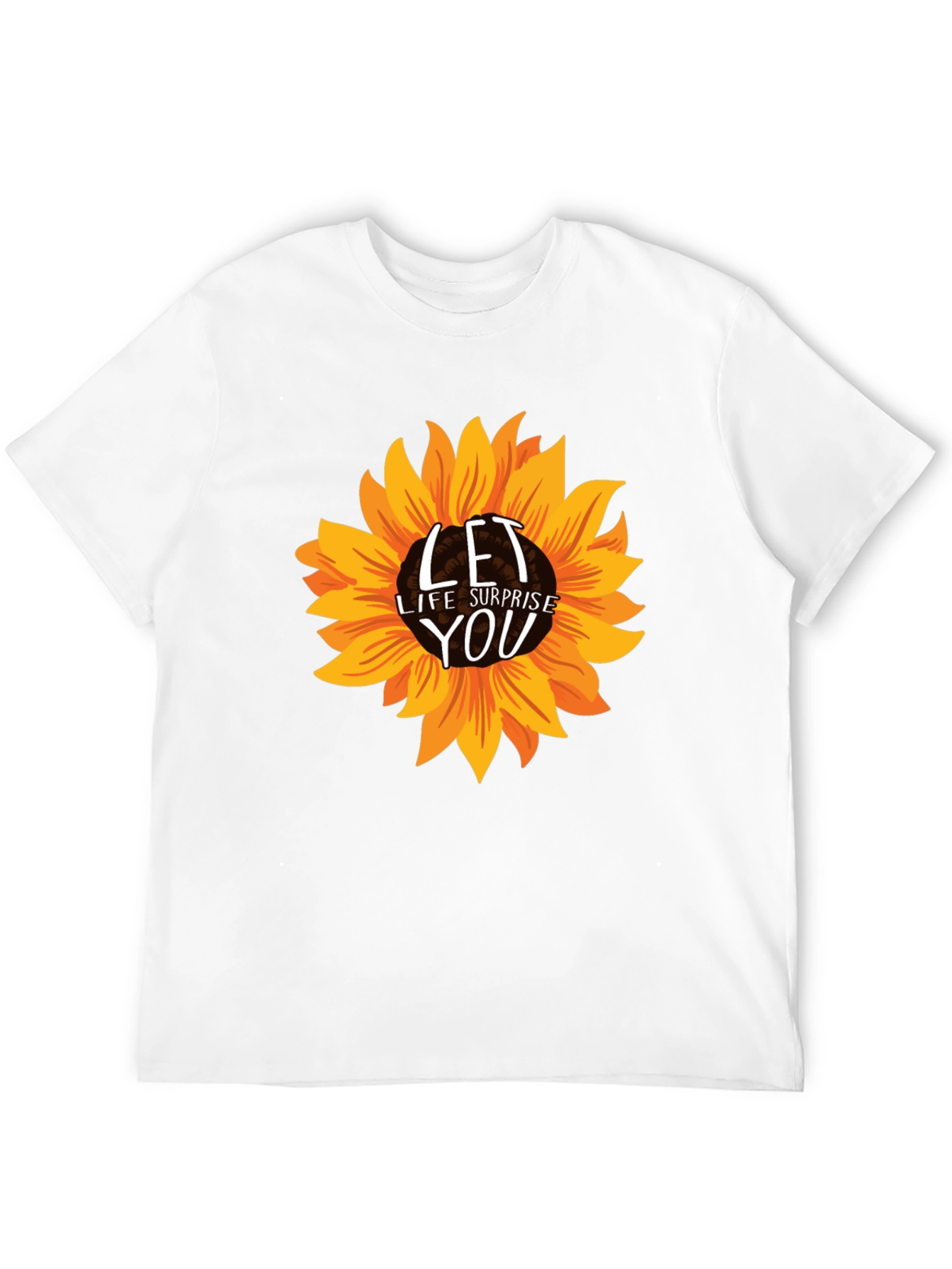 Sunflower Graphic Tee - Let Life Surprise You