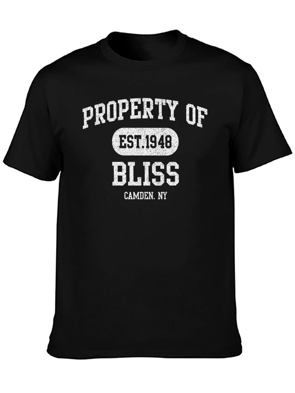Property Of Bliss 1948 Black T-Shirt
