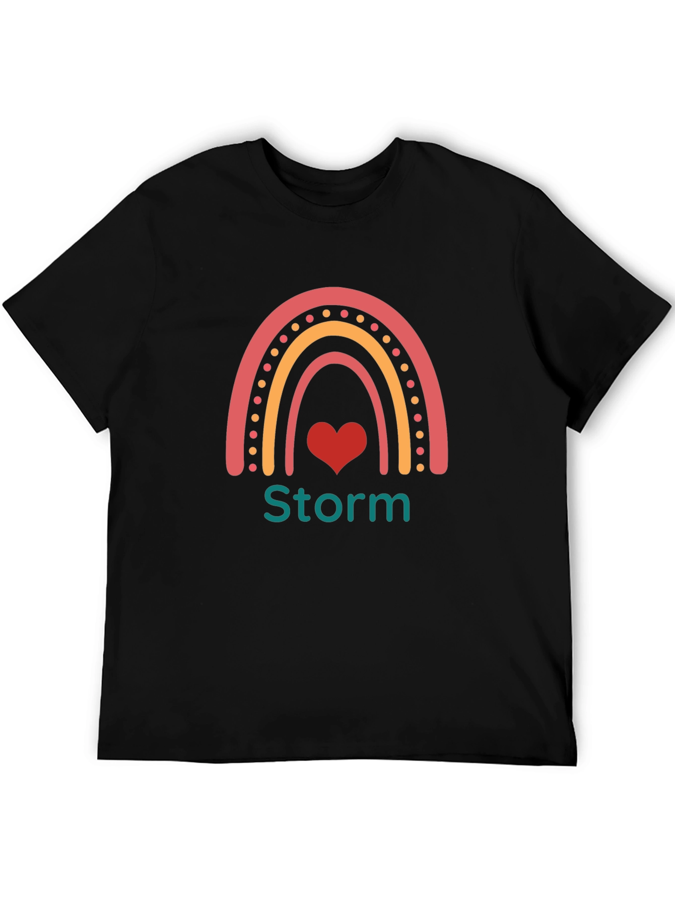 Storm Rainbow Heart T-Shirt