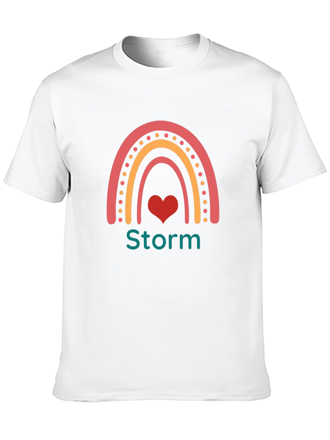 Storm Rainbow Heart T-Shirt