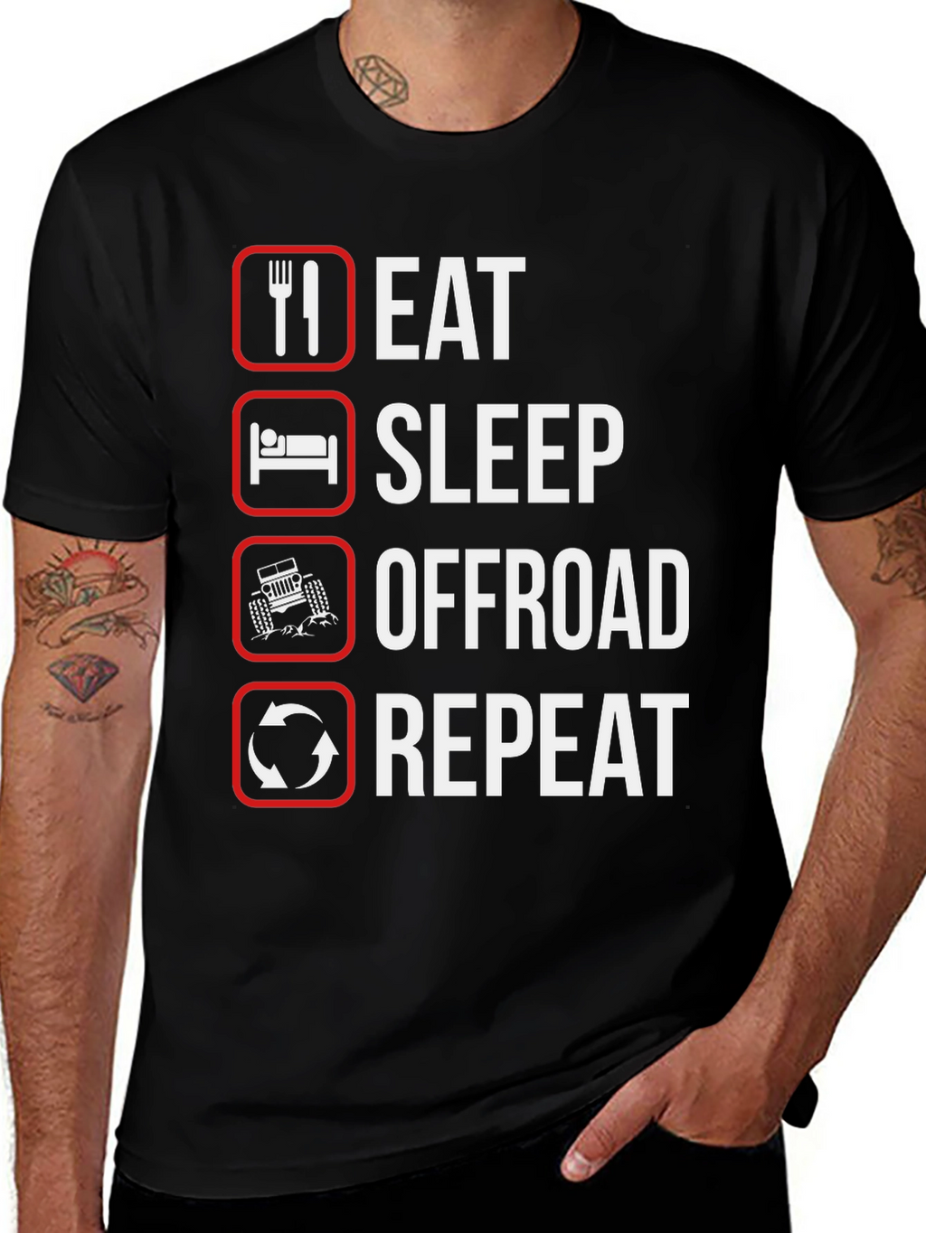 Eat Sleep Offroad Repeat T-Shirt