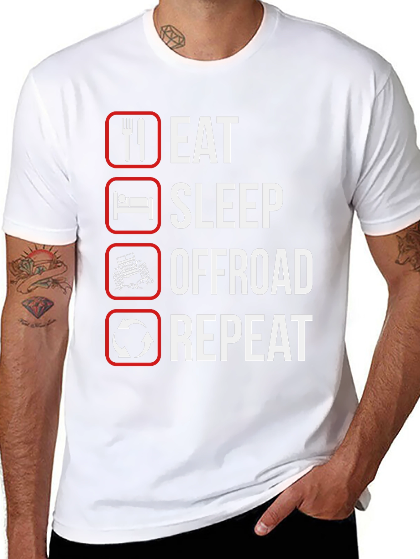 Eat Sleep Offroad Repeat T-Shirt