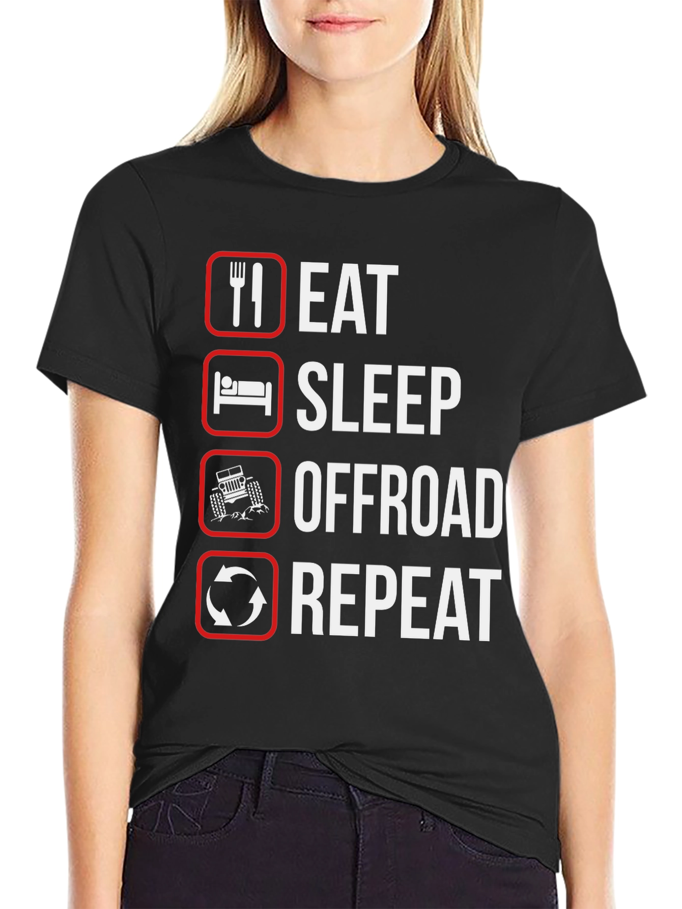 Eat Sleep Offroad Repeat T-Shirt